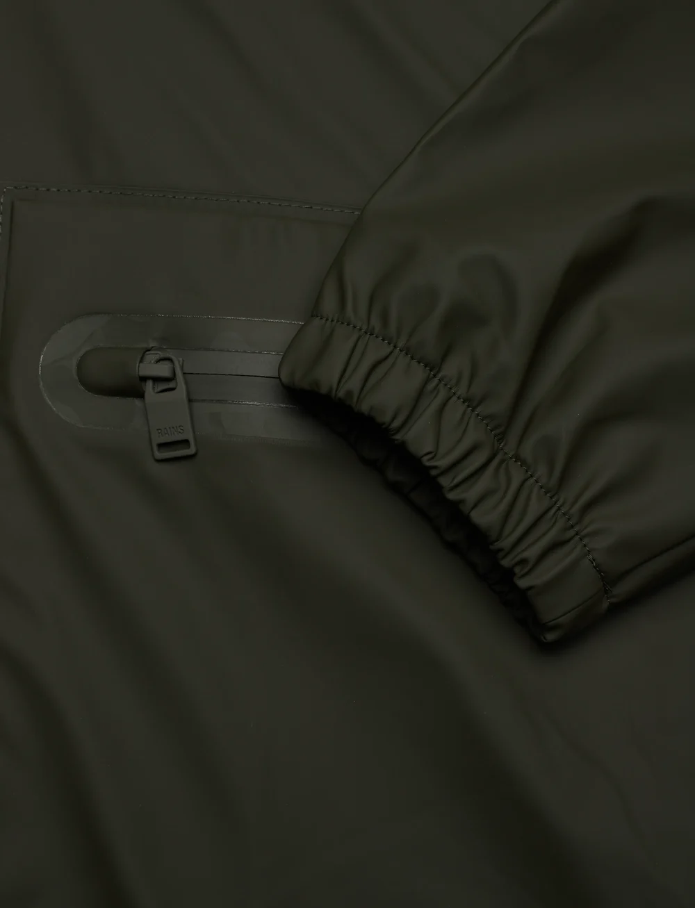 Rains - Cargo Long Jacket W3 - regnjackor - green - 5