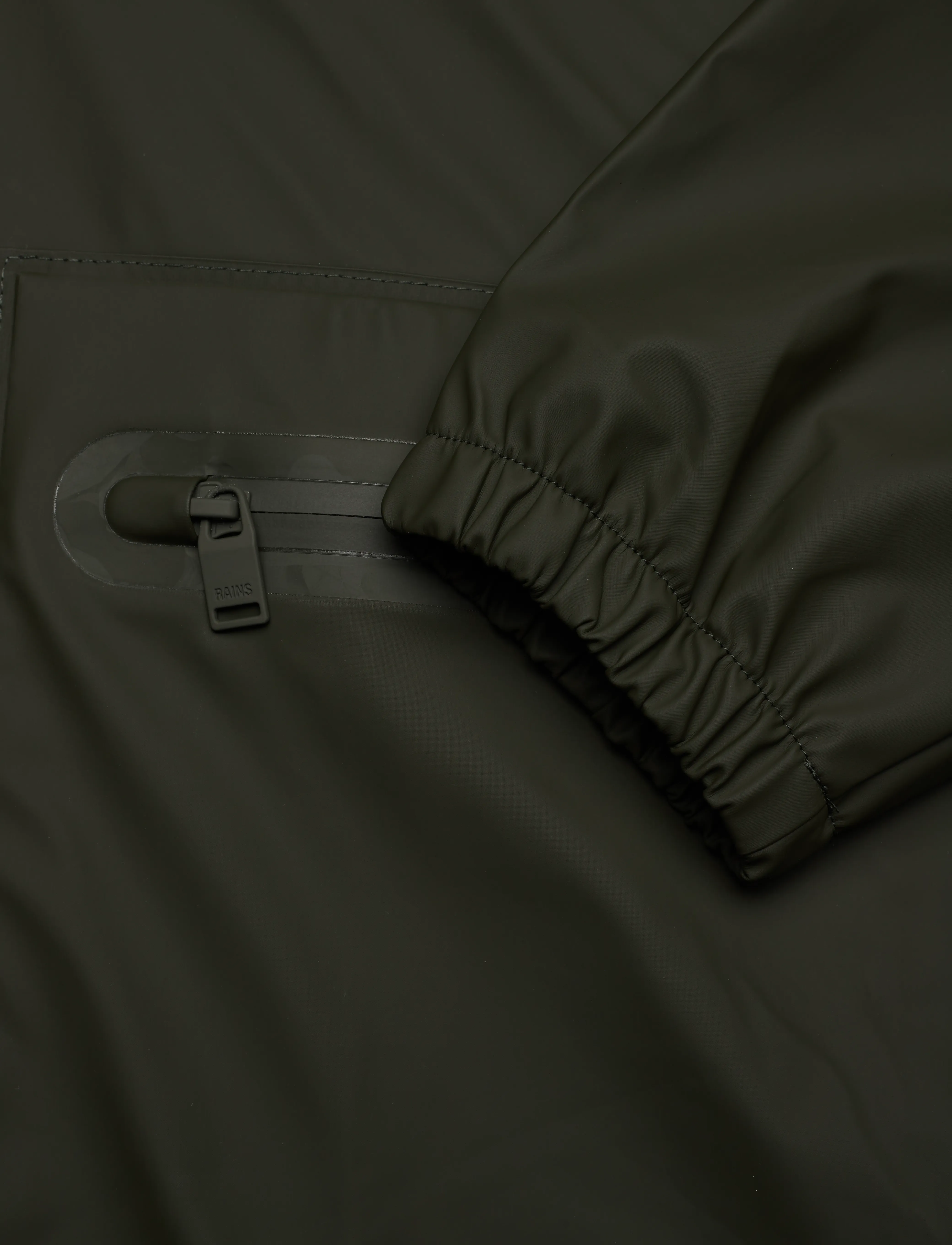 Rains - Cargo Long Jacket W3 - lietpalčiai - green - 5