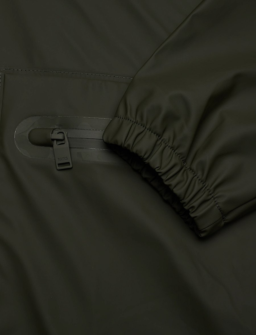 Rains - Cargo Long Jacket W3 - lietpalčiai - green - 5