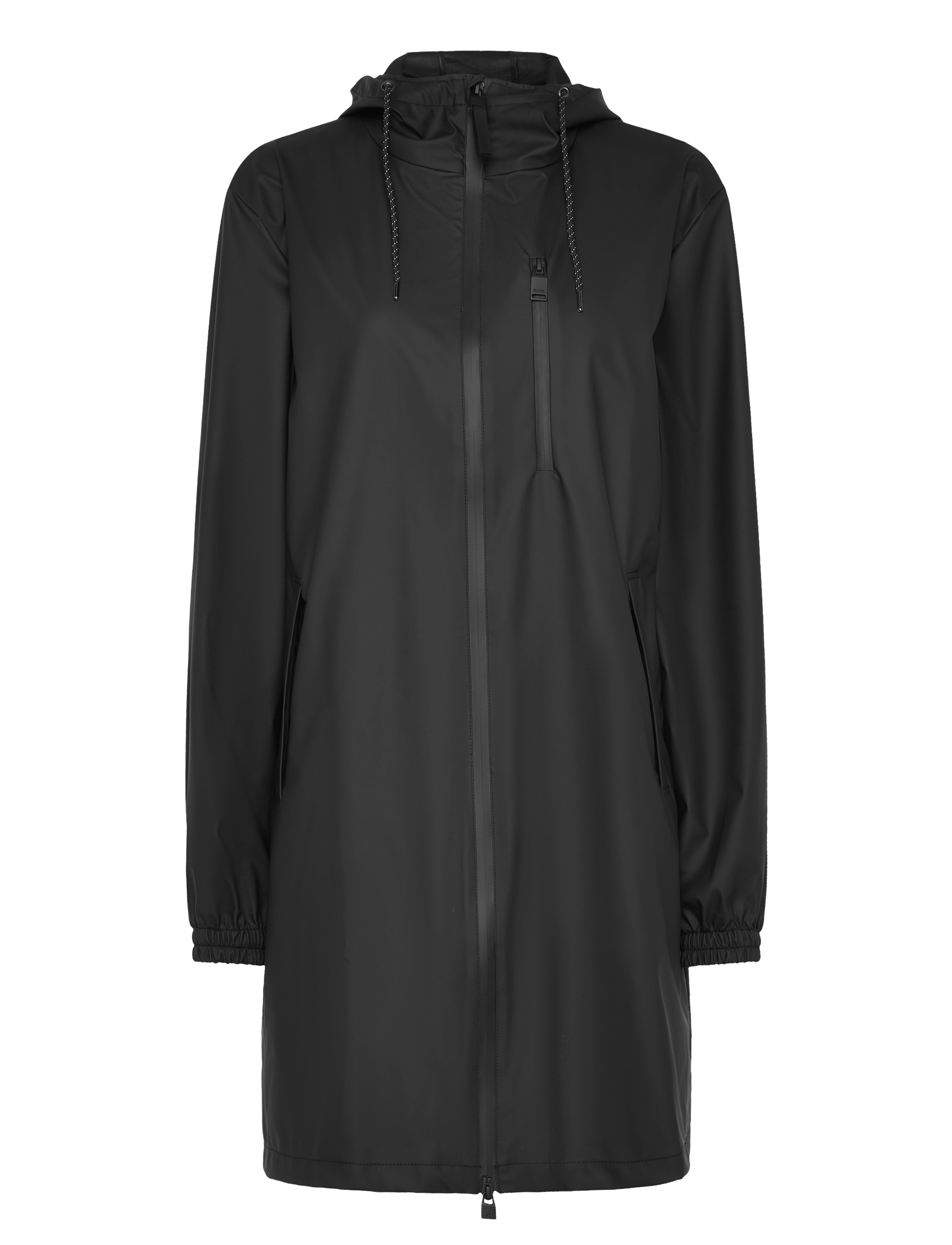 RAINS Long Storm Breaker W3 Schwarz - S - Herren