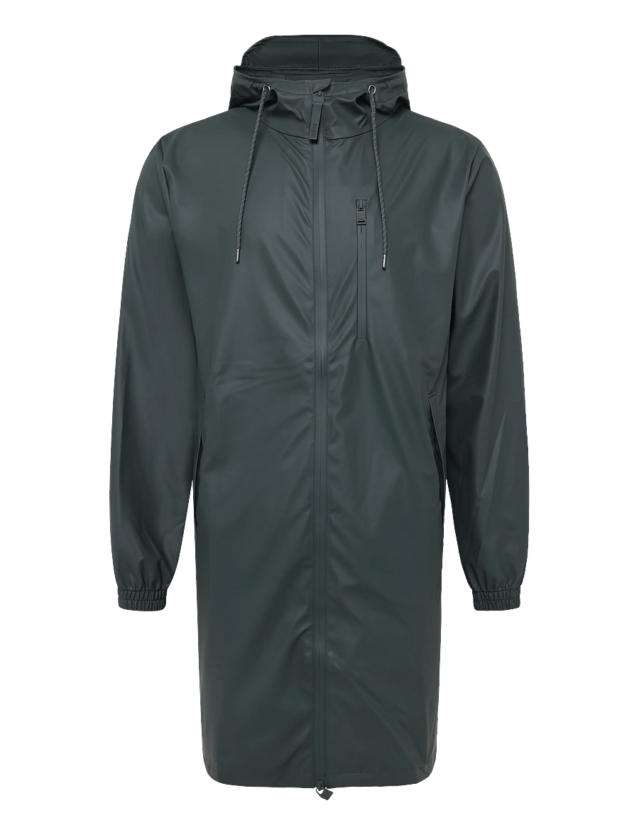 Rains - Long Storm Breaker W3 - vihmamantlid - dark grey - 0
