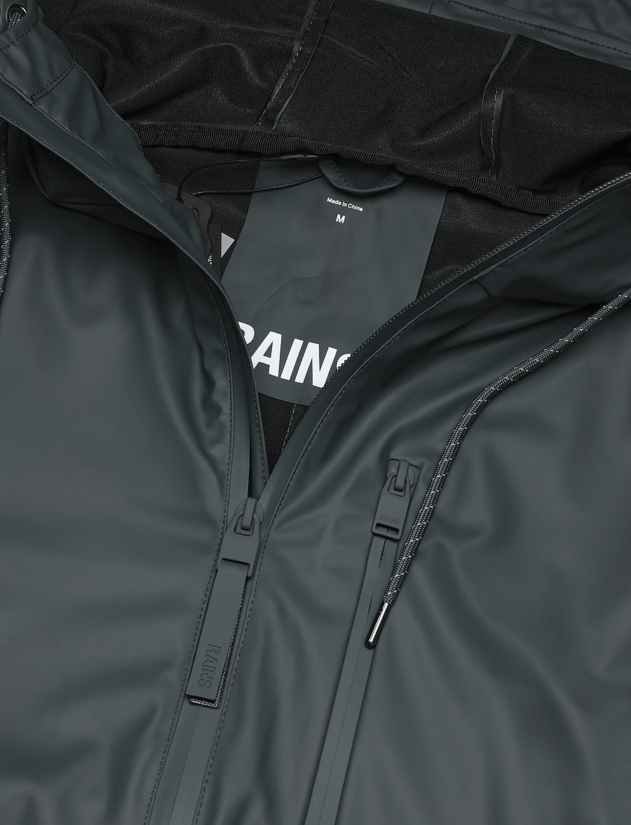 Rains - Long Storm Breaker W3 - vihmamantlid - dark grey - 2