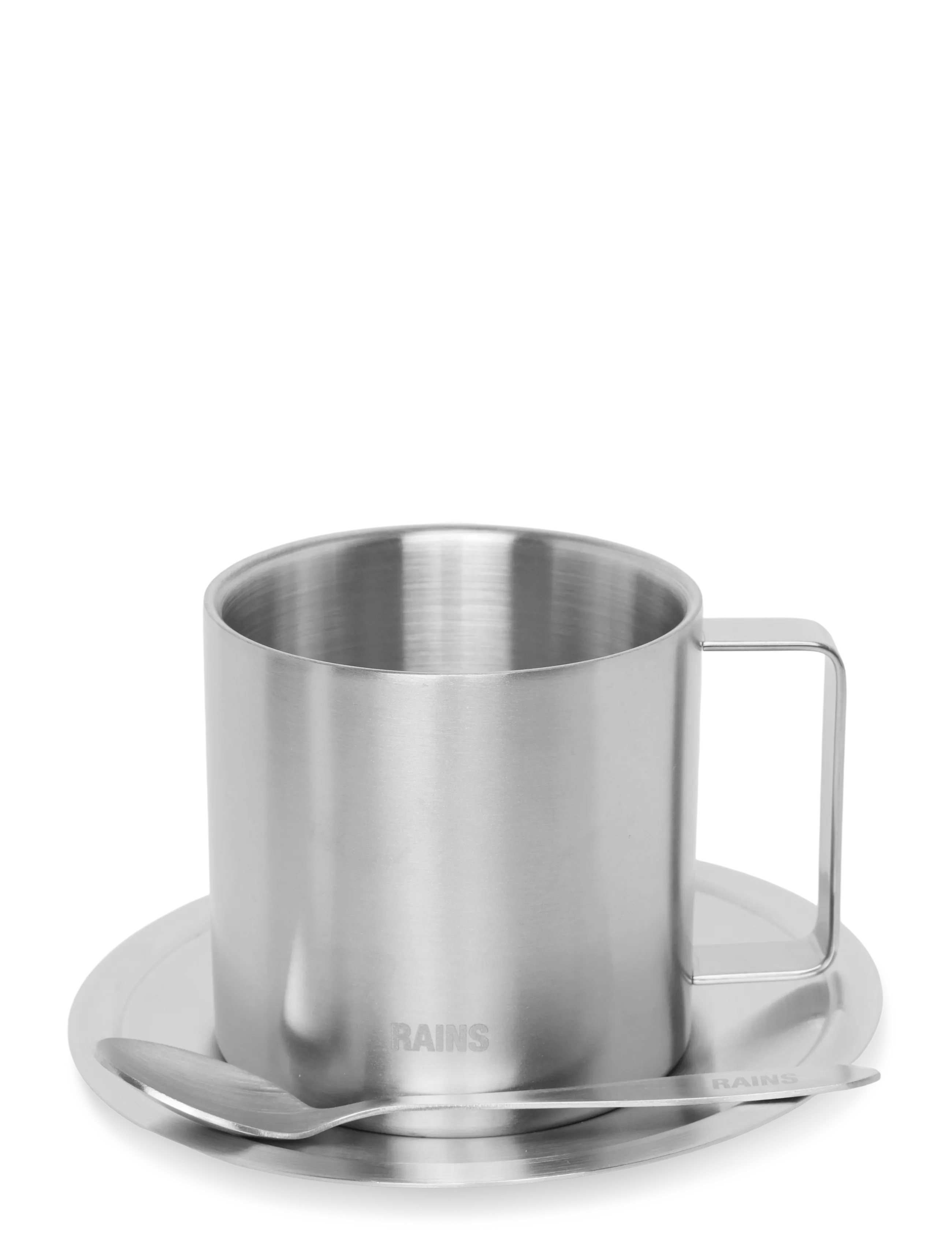 Rains Stainless Steel Coffee Mug 280 ml - Geschirr - STEEL / silver