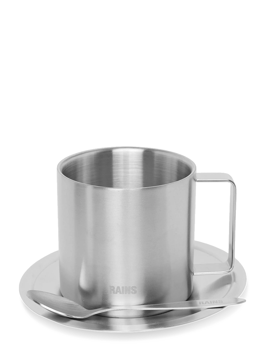 Rains - Stainless Steel Coffee Mug 280 ml - teskedar & kaffeskedar - steel - 0