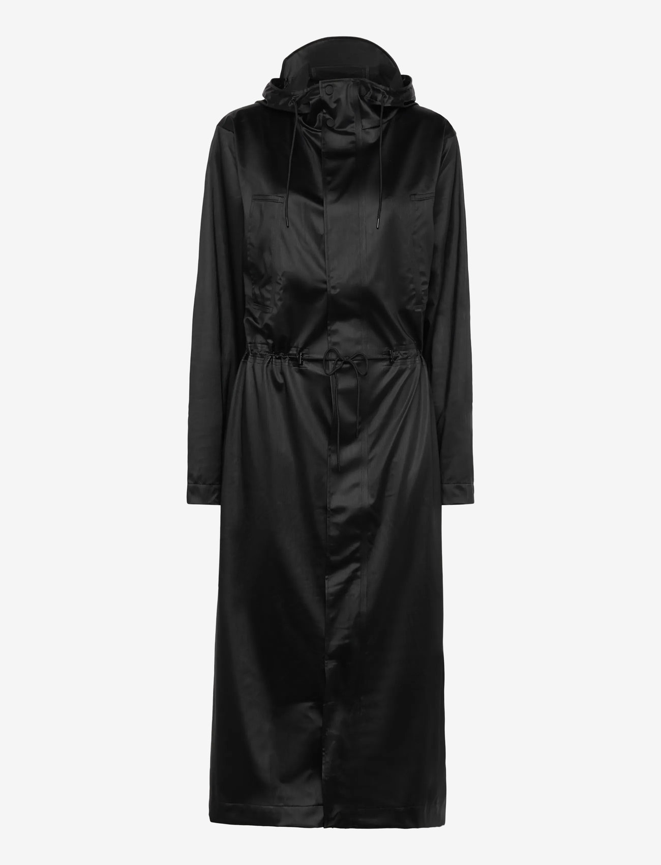 Rains - Bold Longest Jacket W3 - black grain - 0