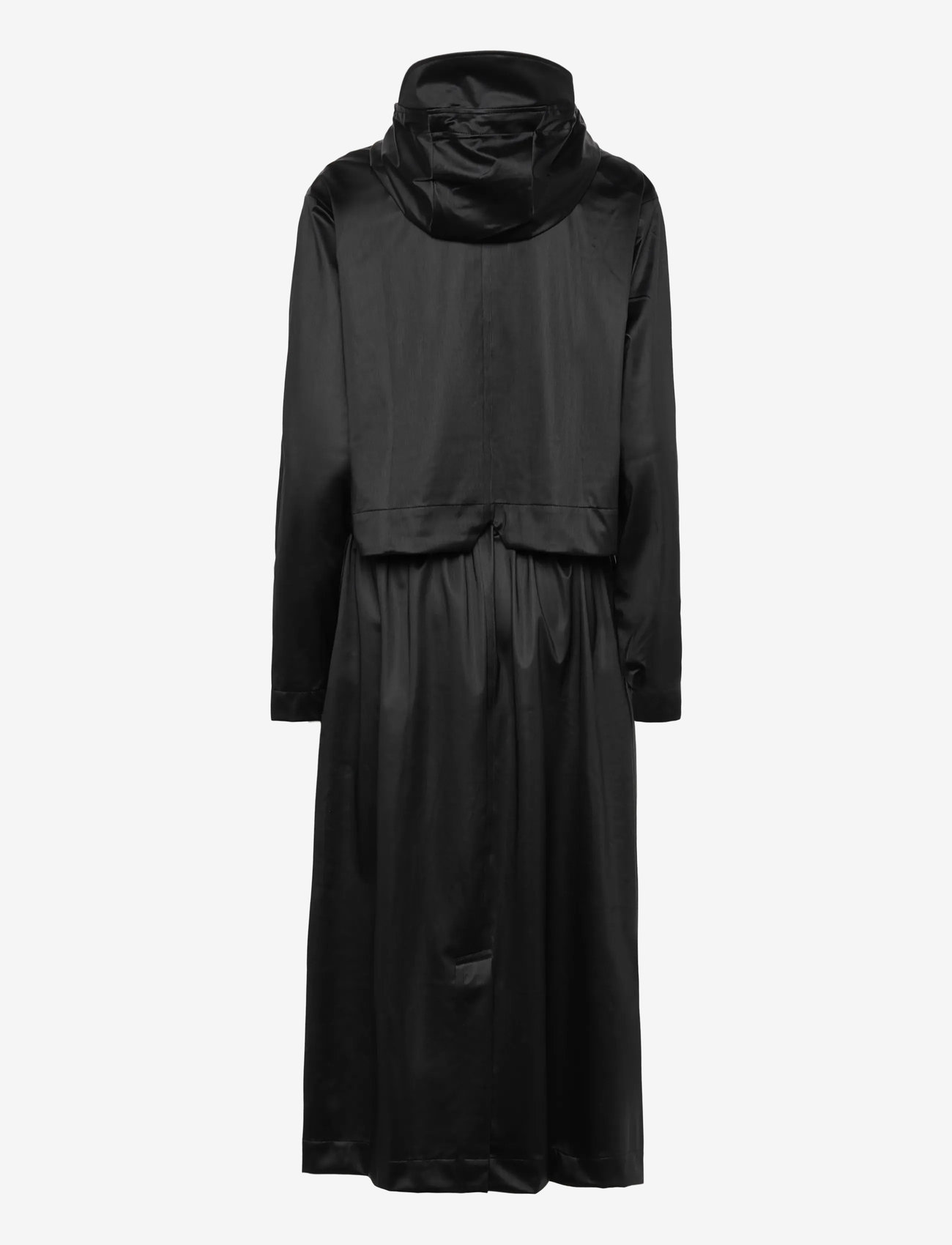 Rains - Bold Longest Jacket W3 - black grain - 1