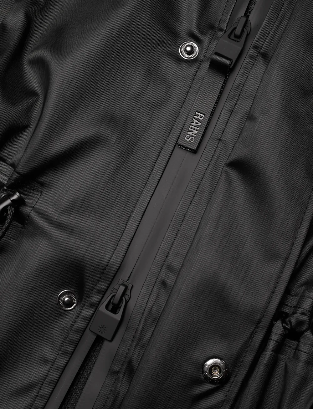 Rains - Bold Longest Jacket W3 - regnjackor - black grain - 4