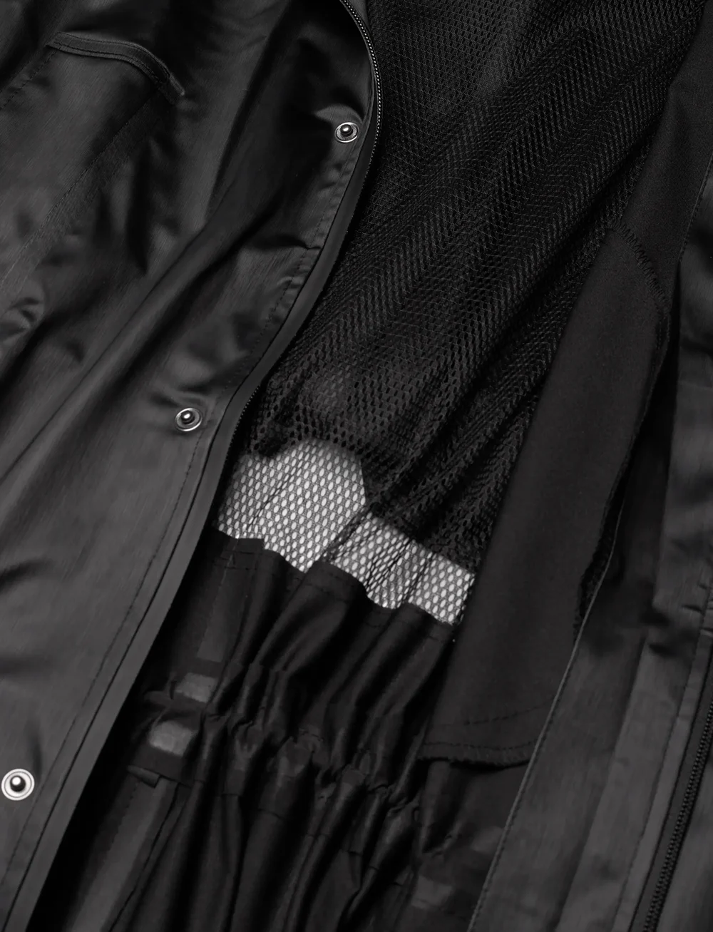 Rains - Bold Longest Jacket W3 - regnjackor - black grain - 5