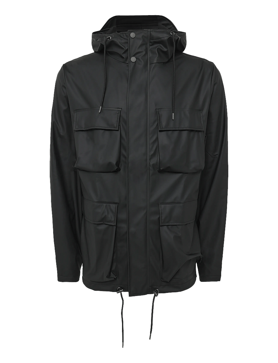 Rains - Pocket Jacket W3 - black - 0