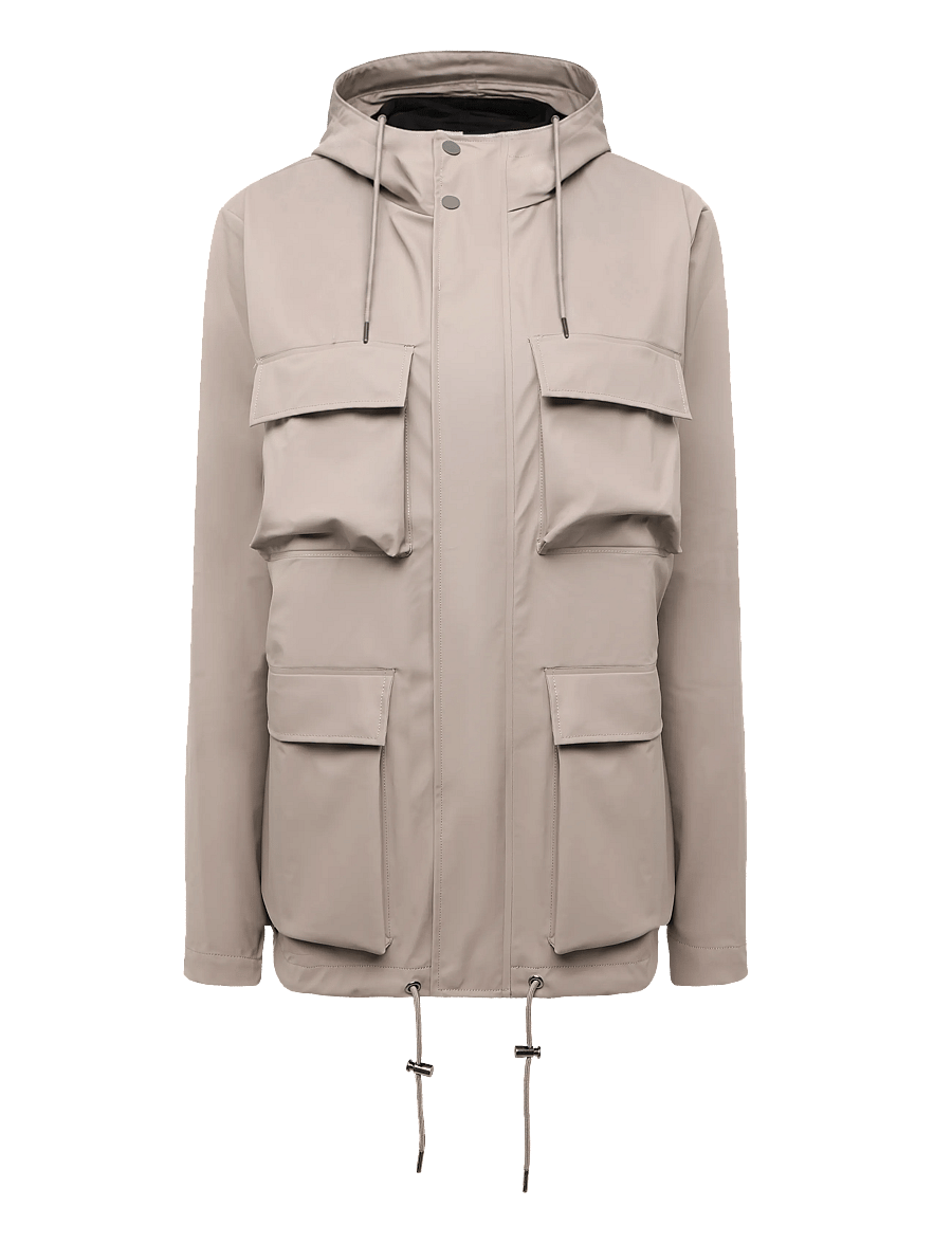 Rains - Pocket Jacket W3 - frühlingsjacken - cinder - 1