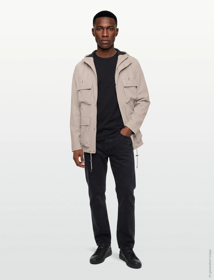 Rains - Pocket Jacket W3 - frühlingsjacken - cinder - 0