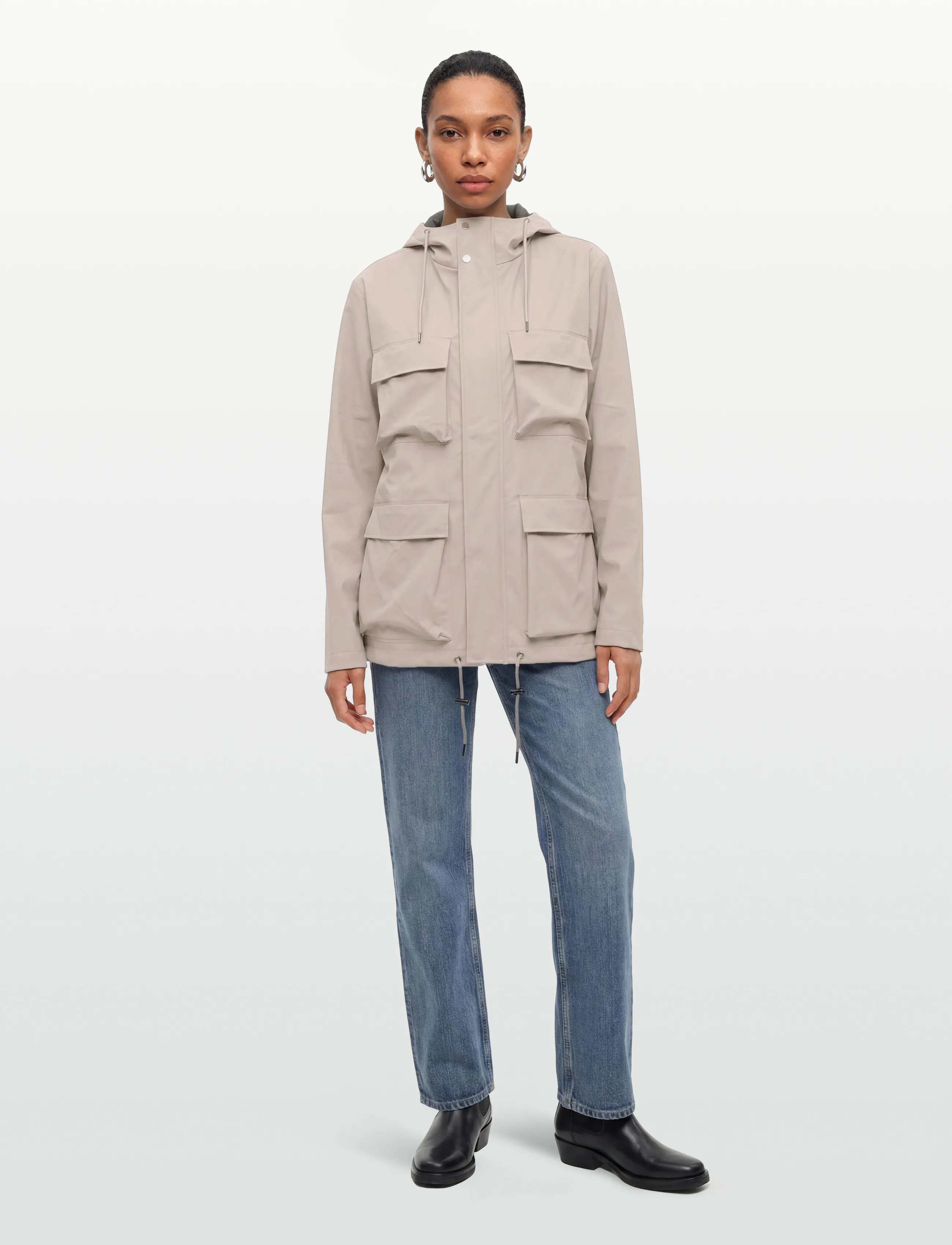 Rains - Pocket Jacket W3 - frühlingsjacken - cinder - 3