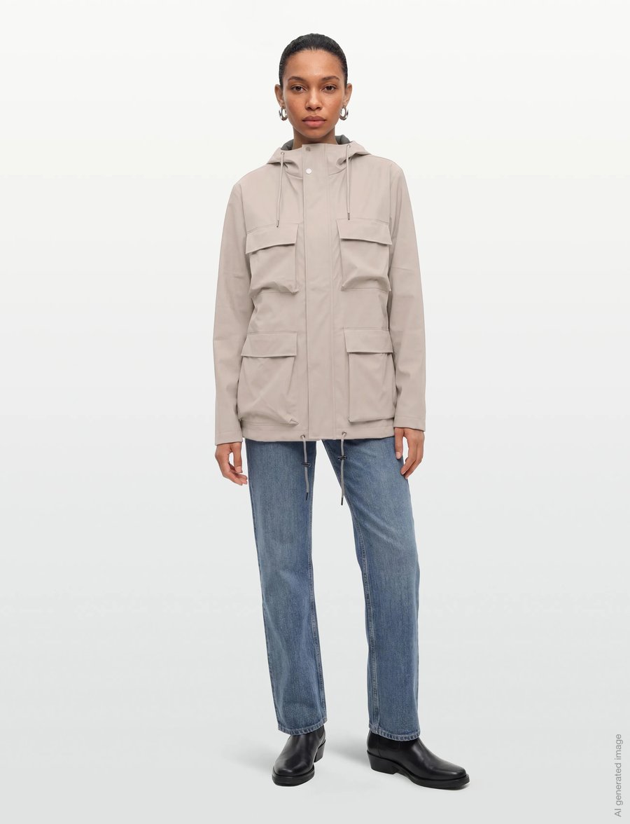 Rains - Pocket Jacket W3 - frühlingsjacken - cinder - 3