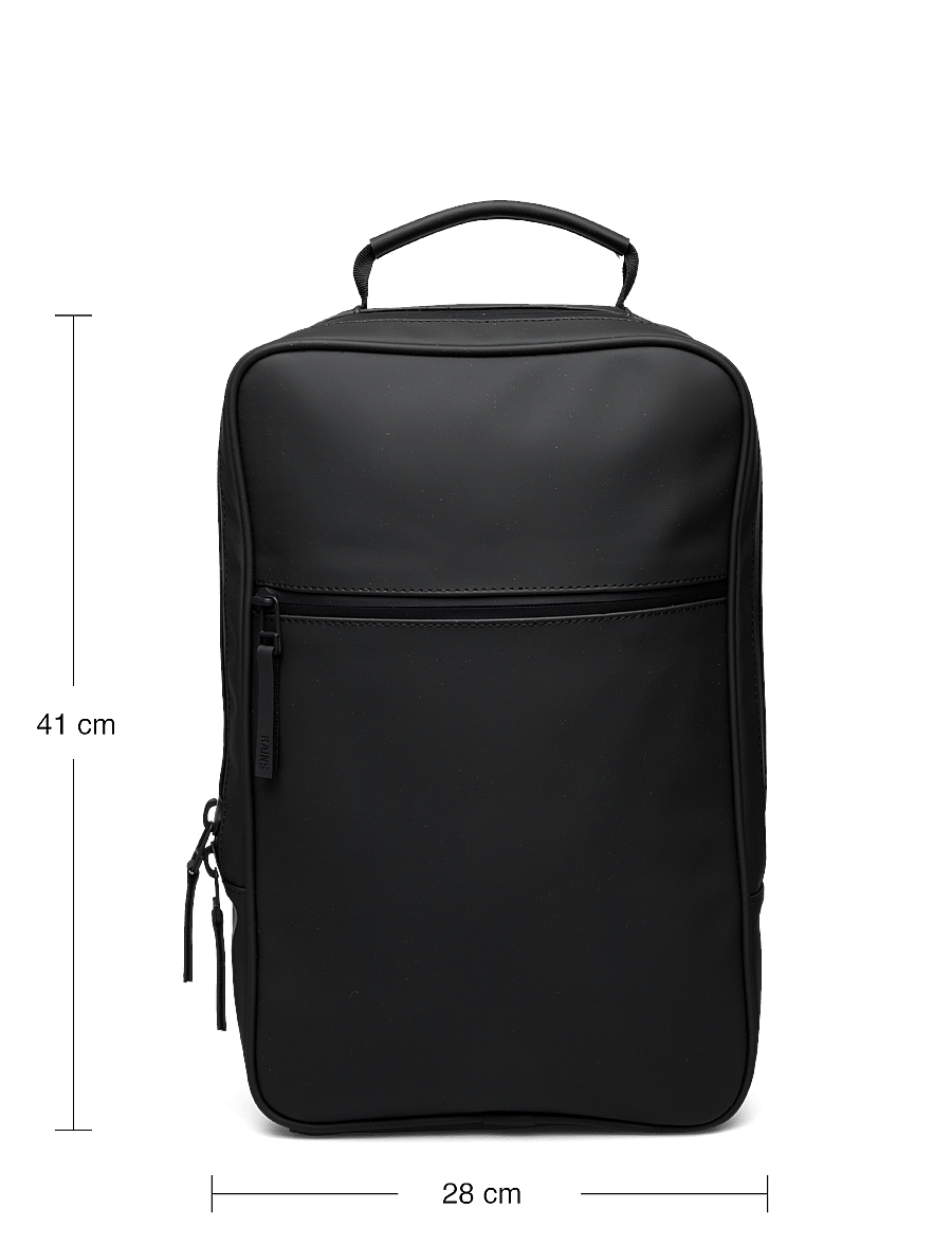 Rains - Book Backpack W3 - 01 black - 4