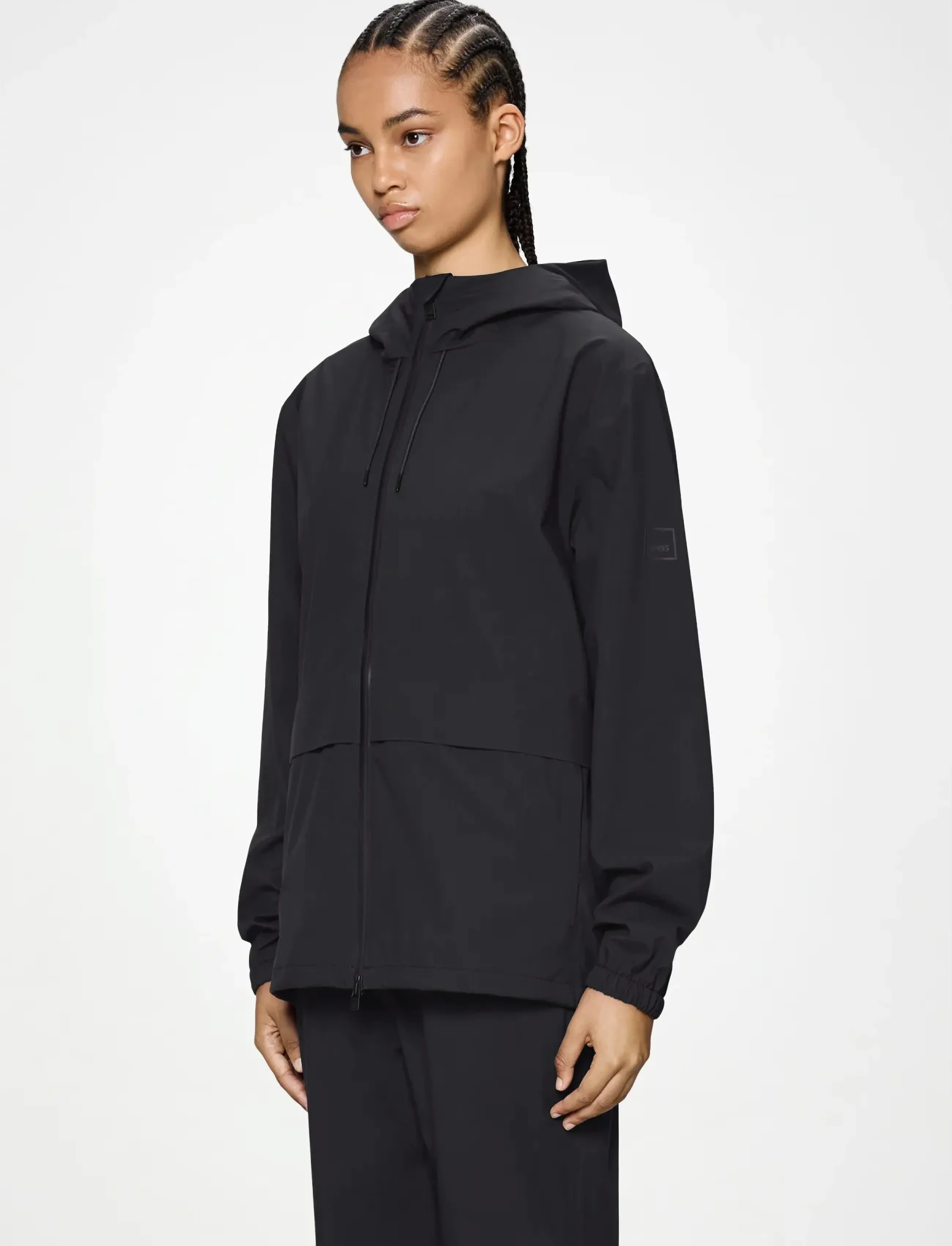 Rains - Suva Hardshell Pocket Jacket W3 - rain jackets - black - 4