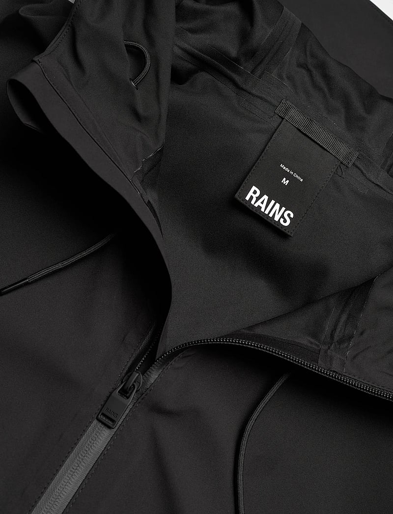Rains - Suva Hardshell Pocket Jacket W3 - regenmäntel - black - 5
