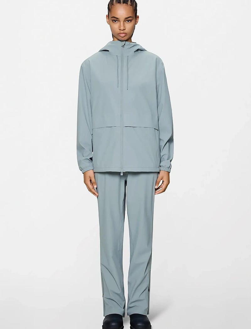 Rains - Suva Hardshell Pocket Jacket W3 - vihmamantlid - pool - 0