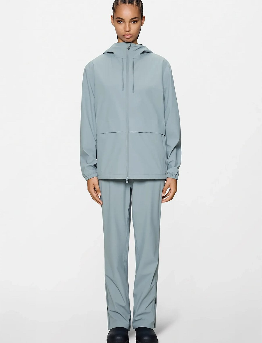 Rains - Suva Hardshell Pocket Jacket W3 - regenmäntel - pool - 0