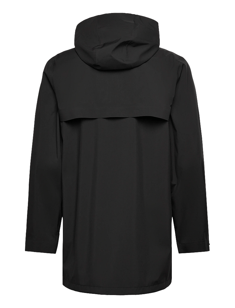 Rains - Suva Hardshell Long Jacket W3 - tunna rockar - black - 2
