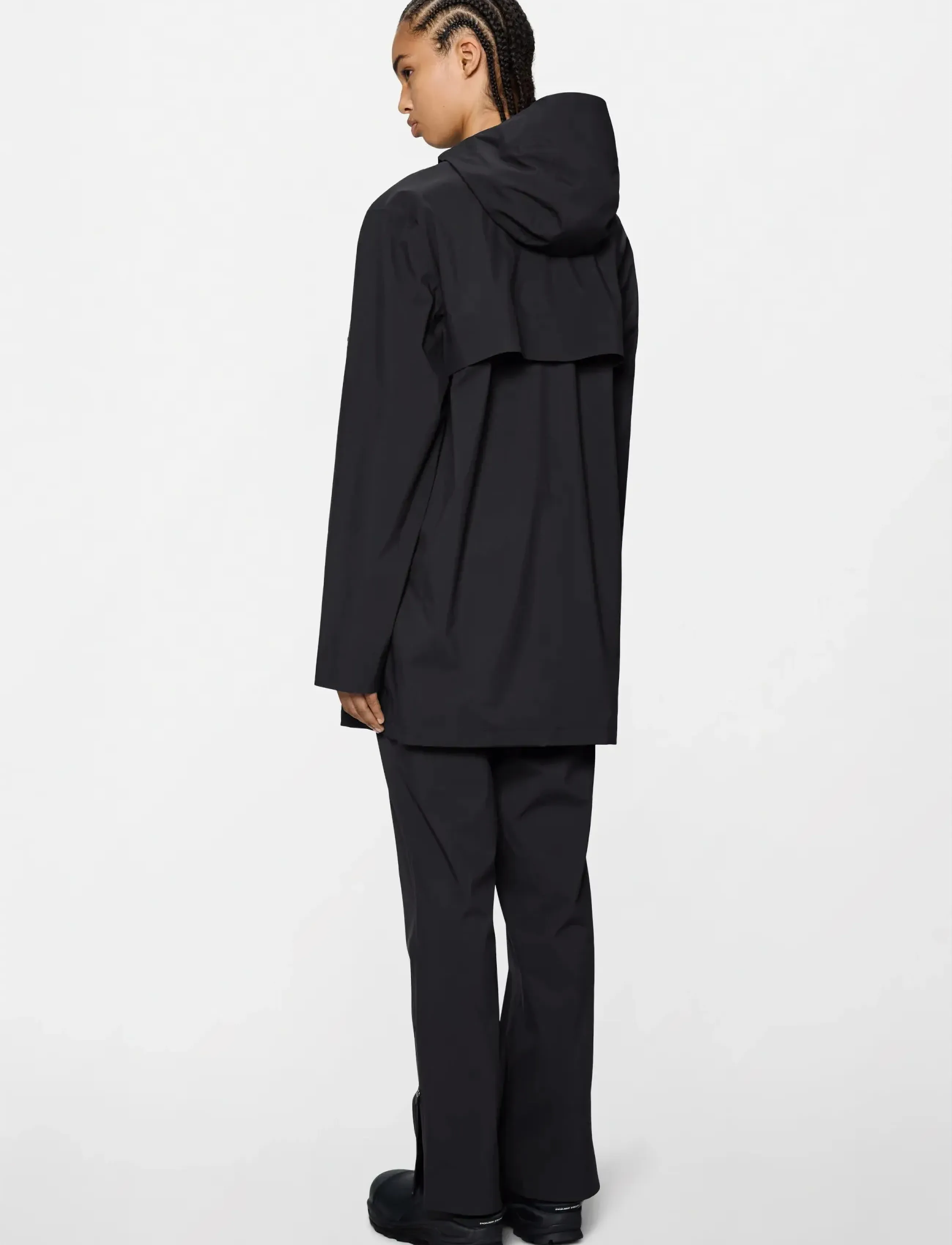 Rains - Suva Hardshell Long Jacket W3 - rain jackets - black - 3