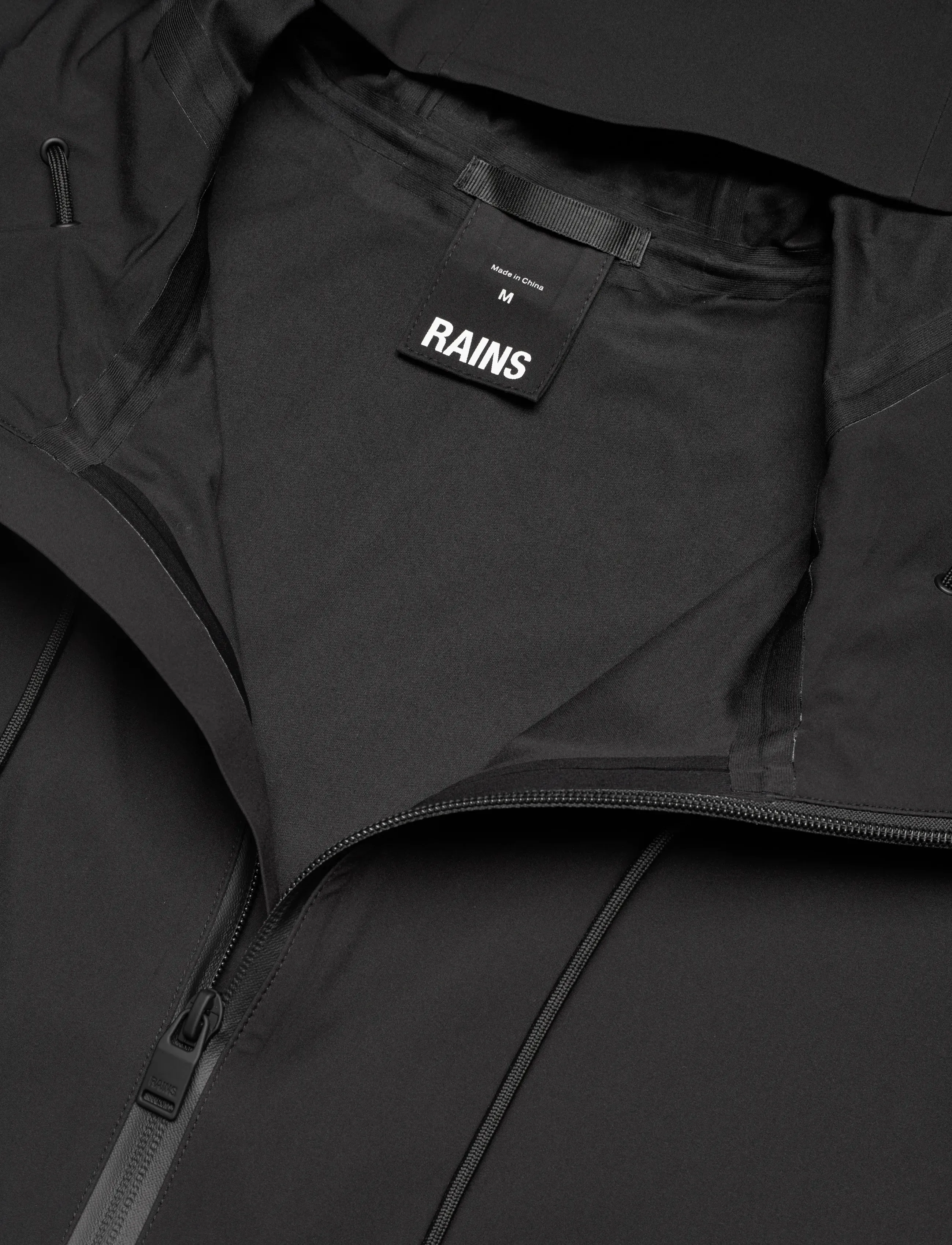 Rains - Suva Hardshell Long Jacket W3 - rain jackets - black - 5