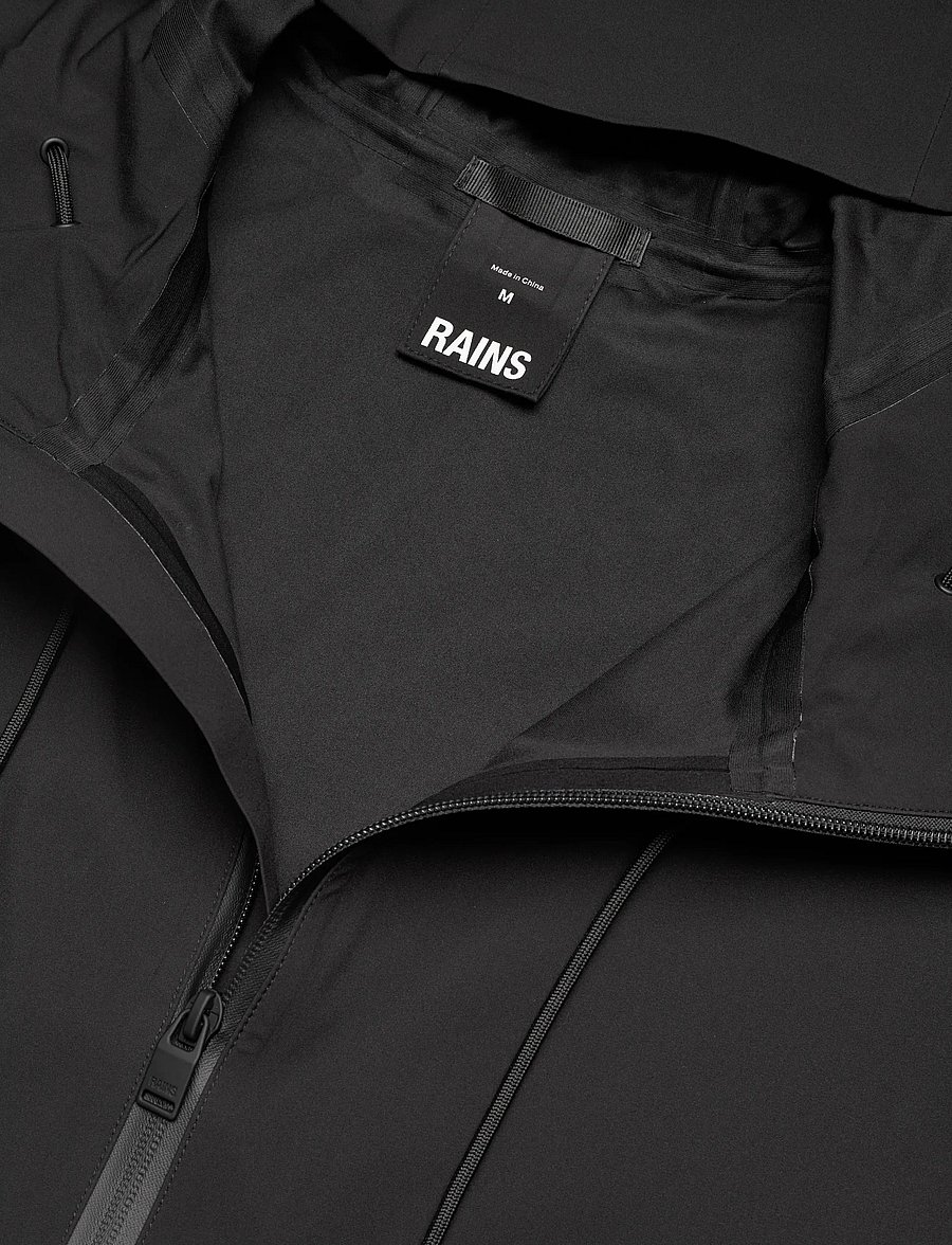 Rains - Suva Hardshell Long Jacket W3 - manteaux legères - black - 5