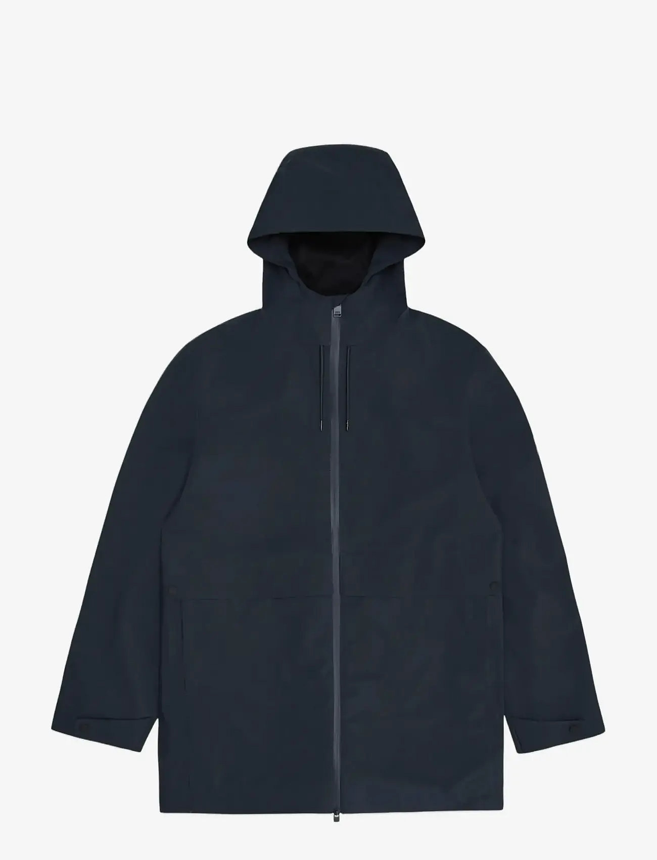 Rains - Suva Hardshell Long Jacket W3 - rain jackets - navy - 1