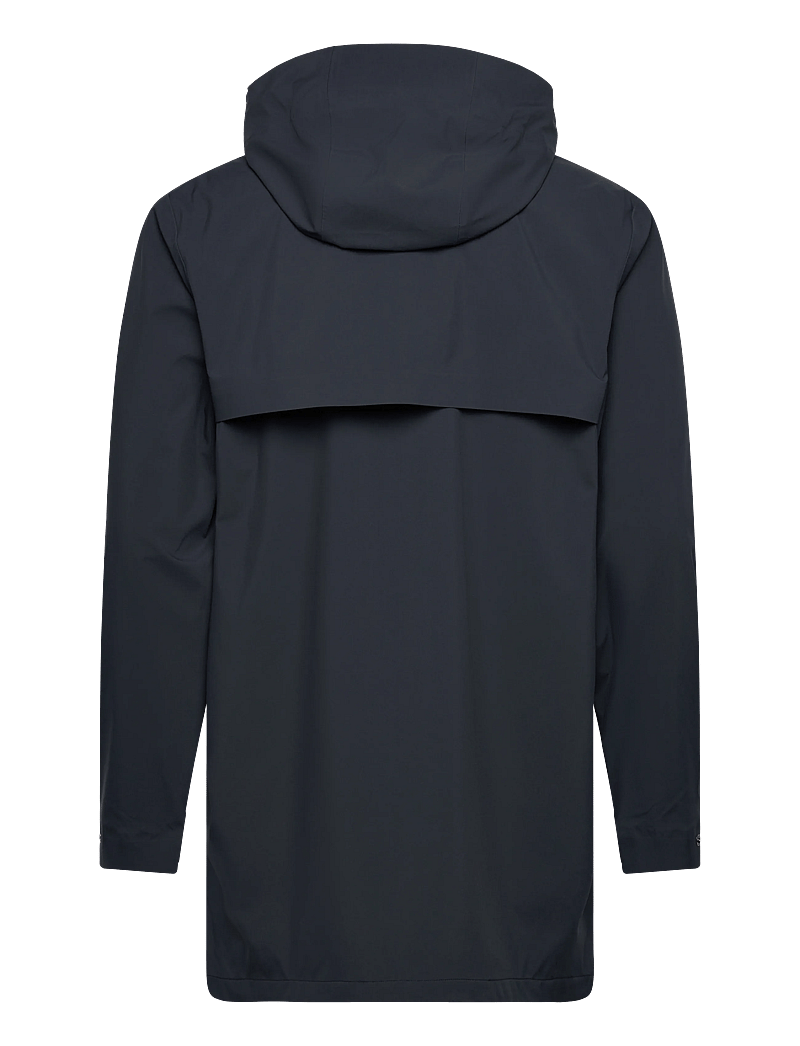 Rains - Suva Hardshell Long Jacket W3 - plāni mēteļi - navy - 2
