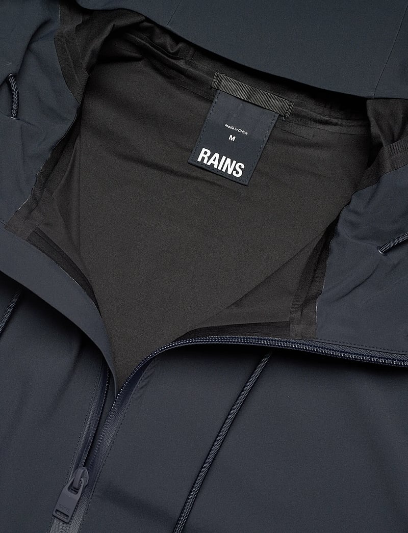 Rains - Suva Hardshell Long Jacket W3 - plāni mēteļi - navy - 5