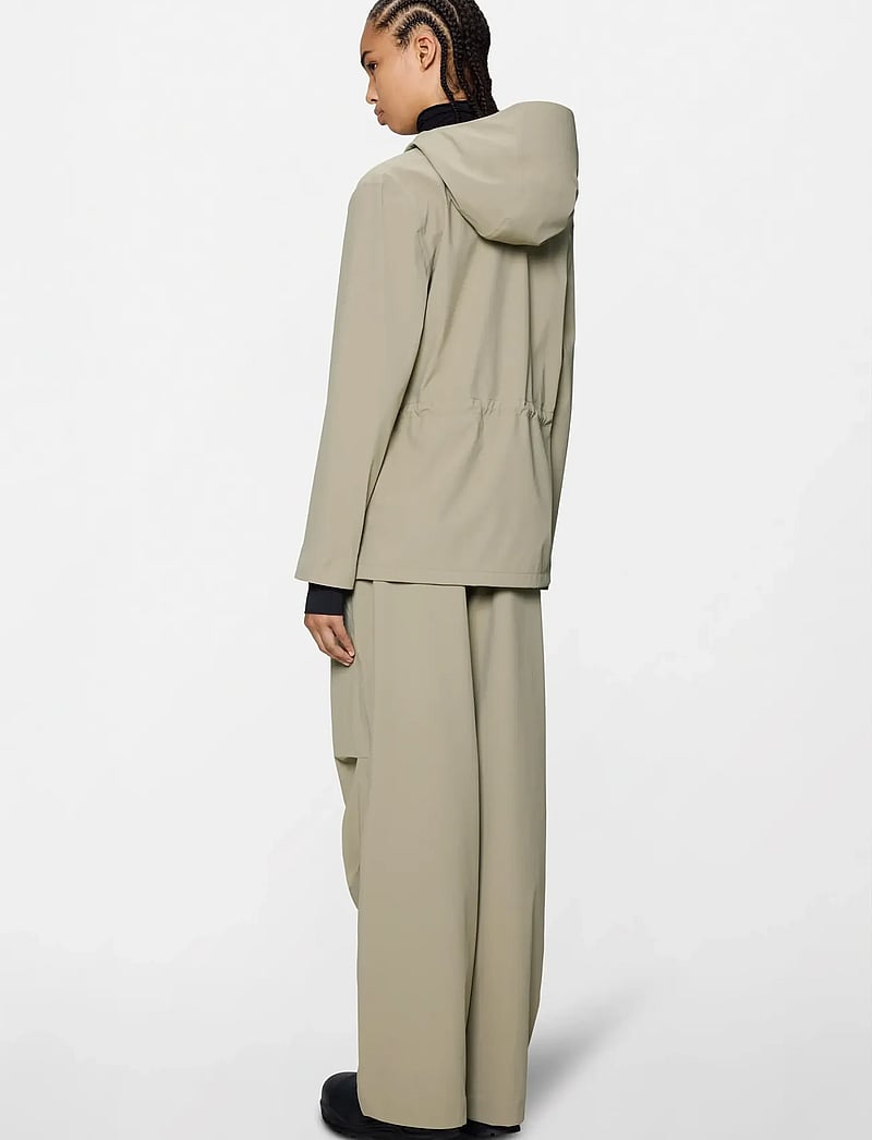 Rains - Suva Hardshell String W Jacket W3 - vihmamantlid - beige - 3