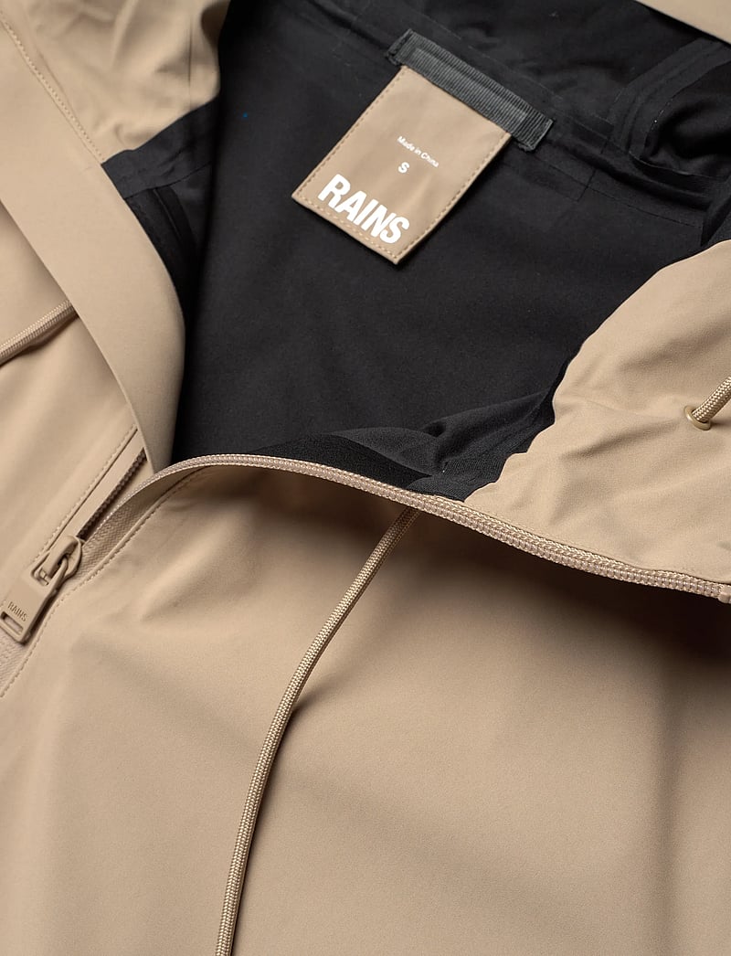 Rains - Suva Hardshell String W Jacket W3 - vihmamantlid - beige - 4