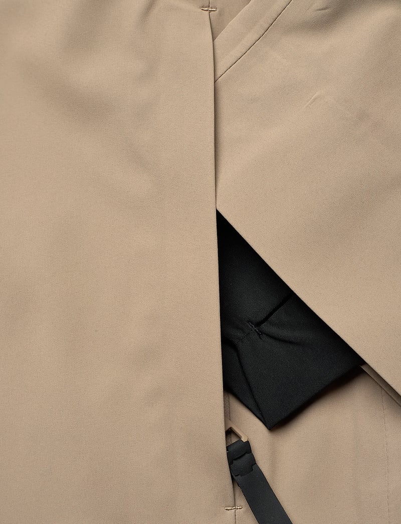 Rains - Suva Hardshell String W Jacket W3 - vihmamantlid - beige - 5