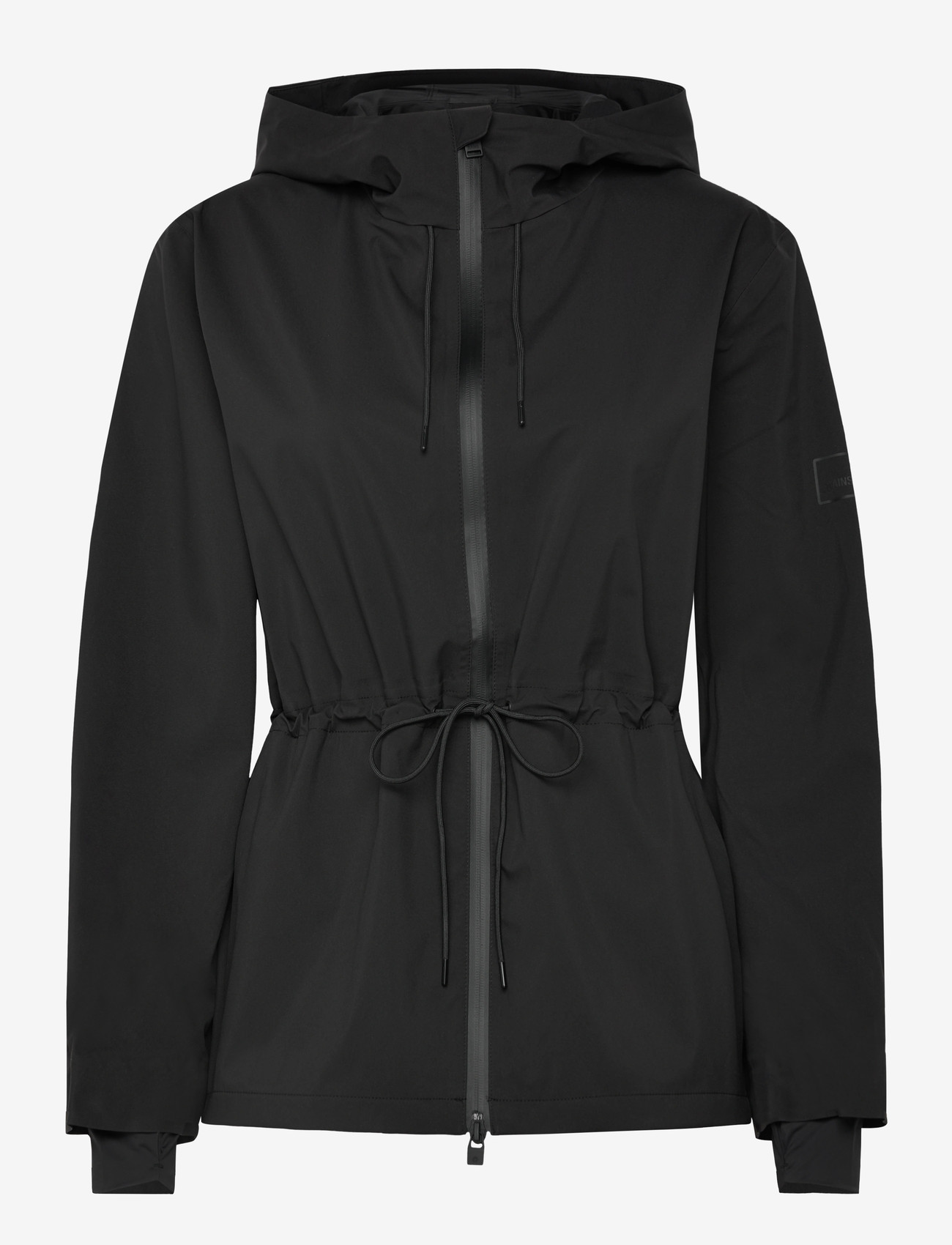 Rains - Suva Hardshell String W Jacket W3 - regenmäntel - black - 1