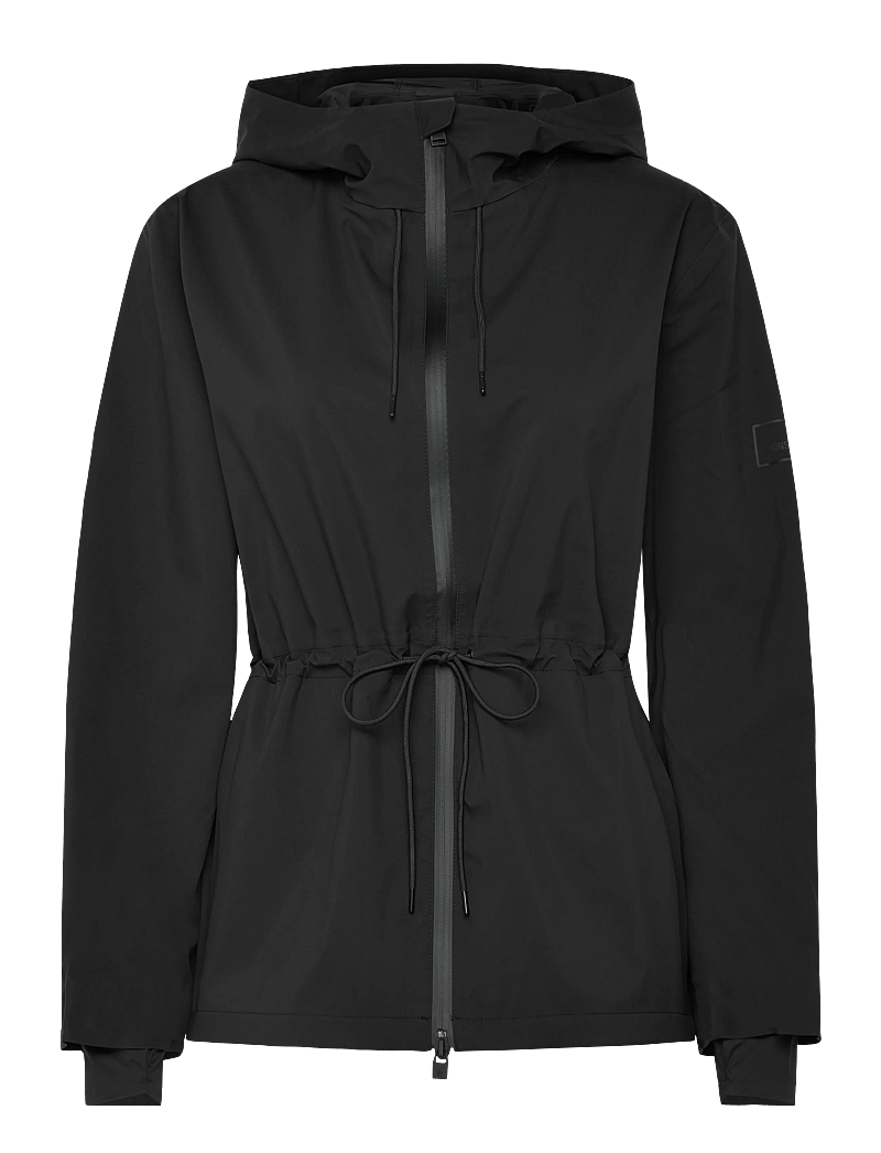 Rains - Suva Hardshell String W Jacket W3 - regenmäntel - black - 1