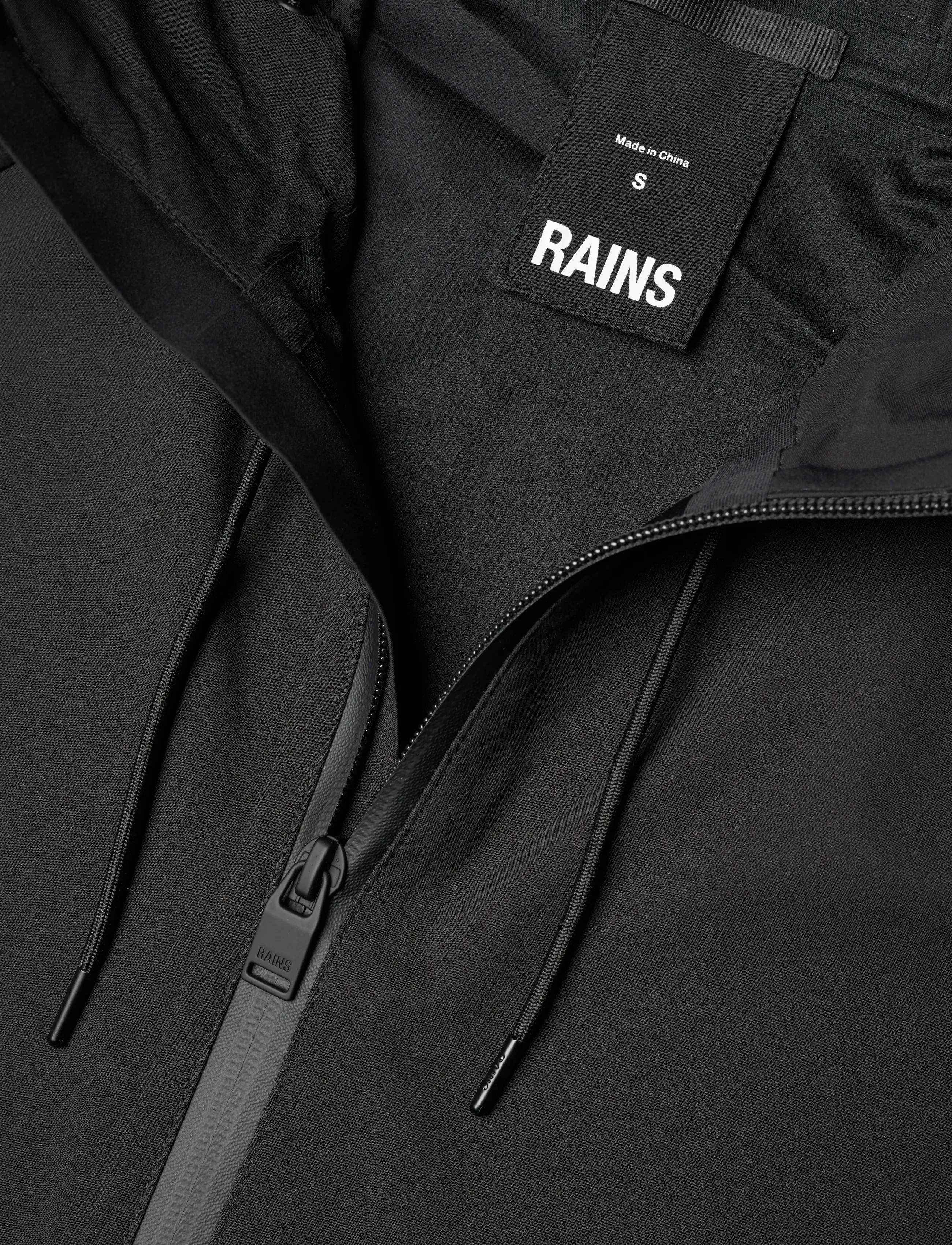 Rains - Suva Hardshell String W Jacket W3 - regenmäntel - black - 4