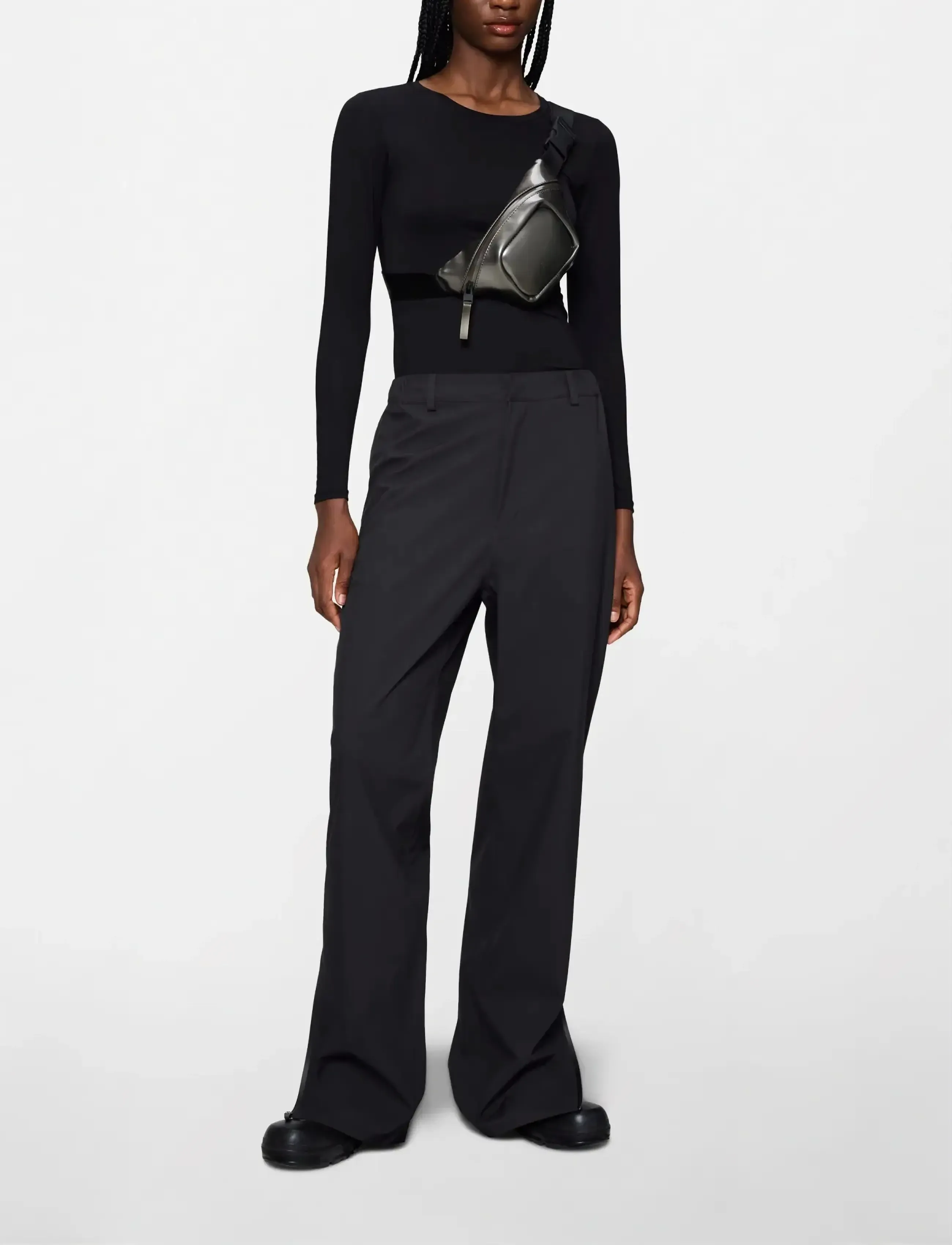 Rains Suva Hardshell Pants Regular W3 - Tøj - BLACK / black