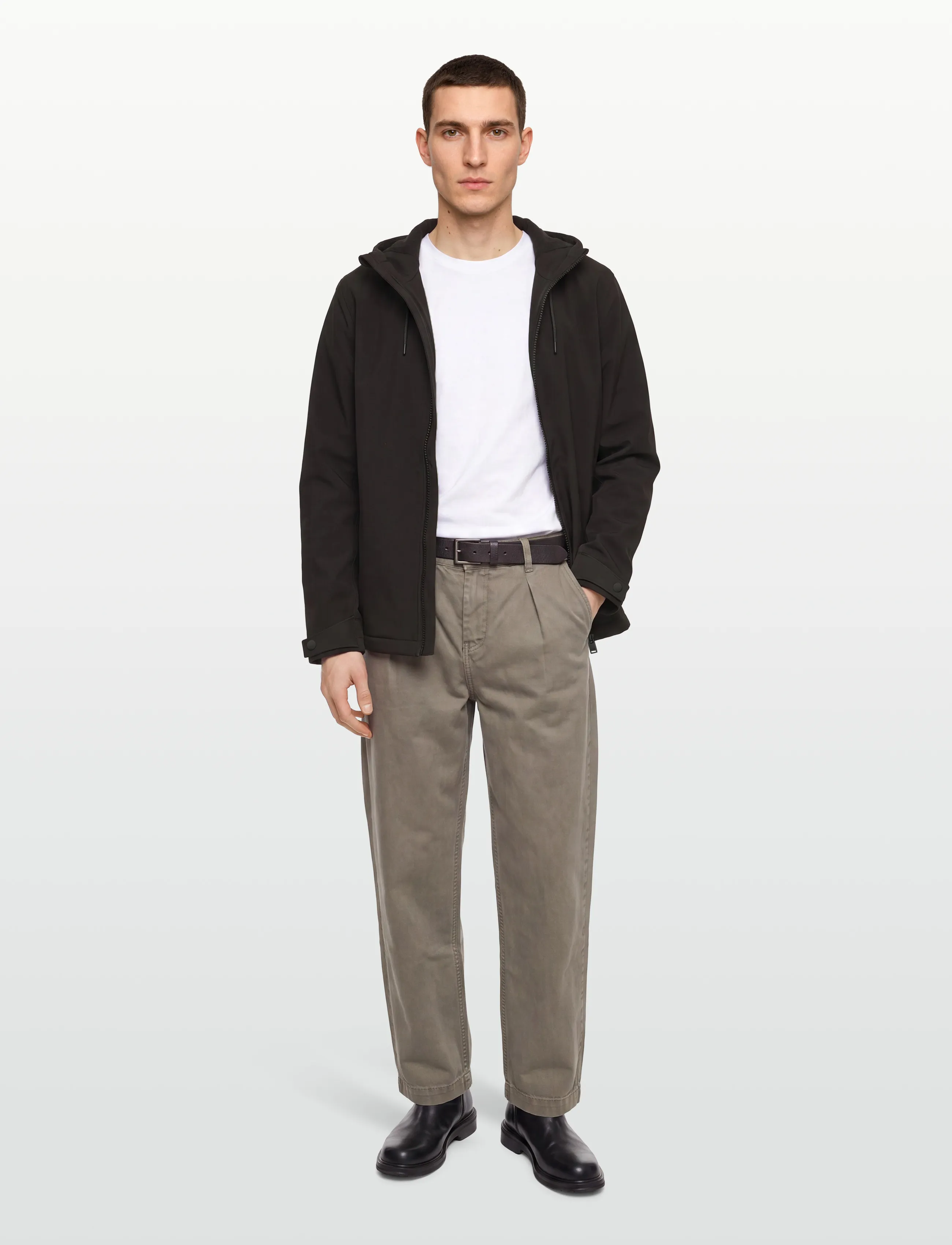 Rains Suva Softshell Jacket W3T1, XS, Jackets, Schwarz - Padded Männerswear