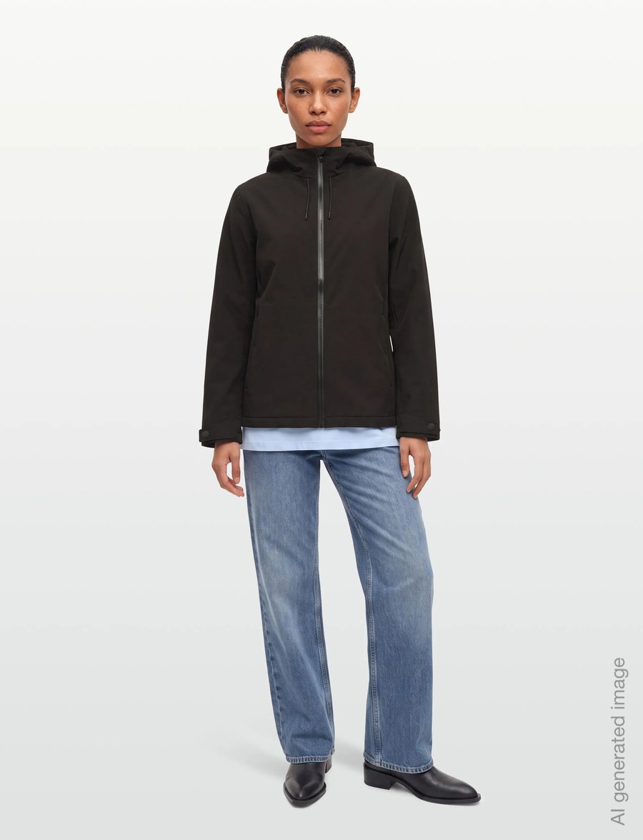Rains - Suva Softshell Jacket W3T1 - sügisjoped - black - 4