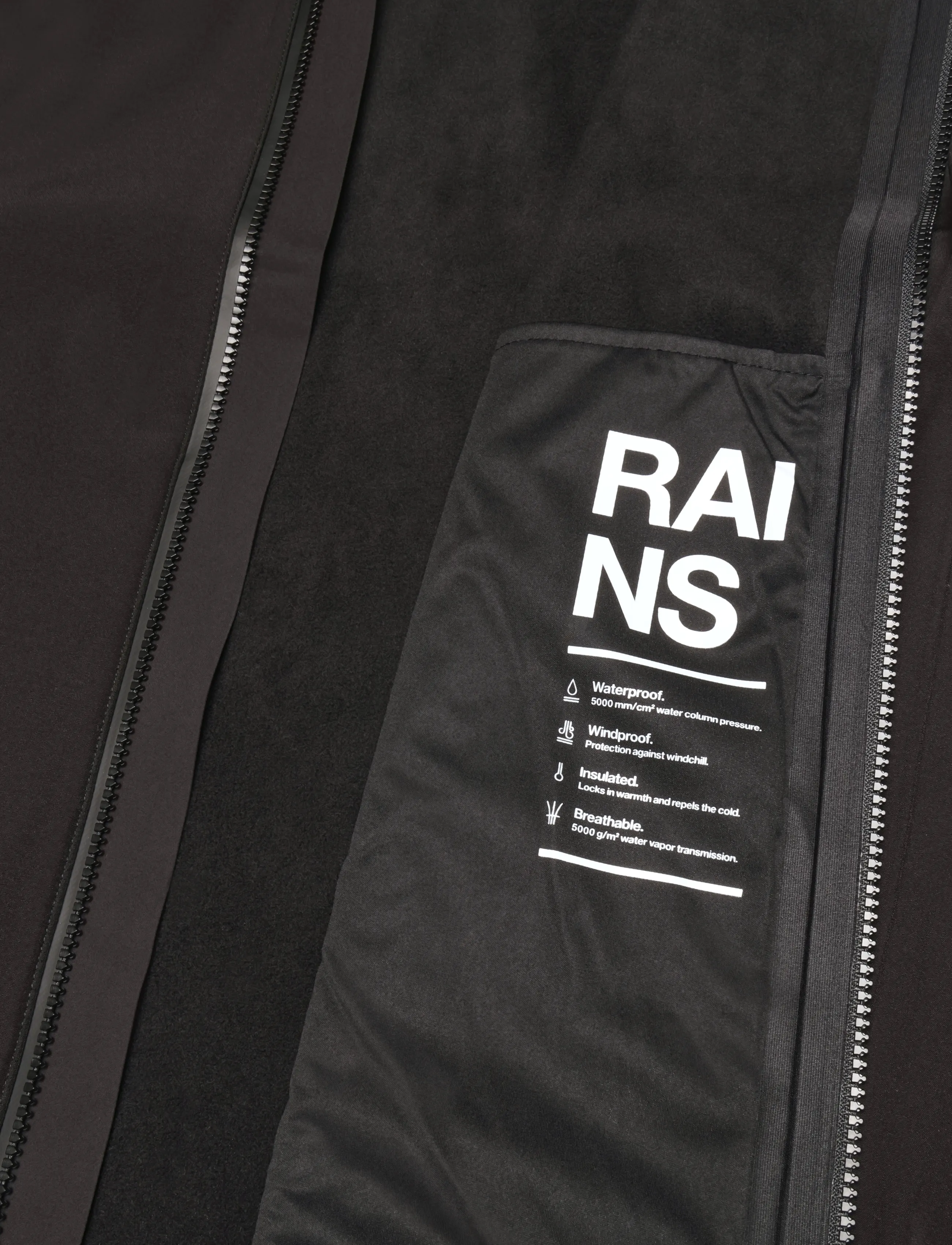 Rains - Suva Softshell Jacket W3T1 - spring jackets - black - 4