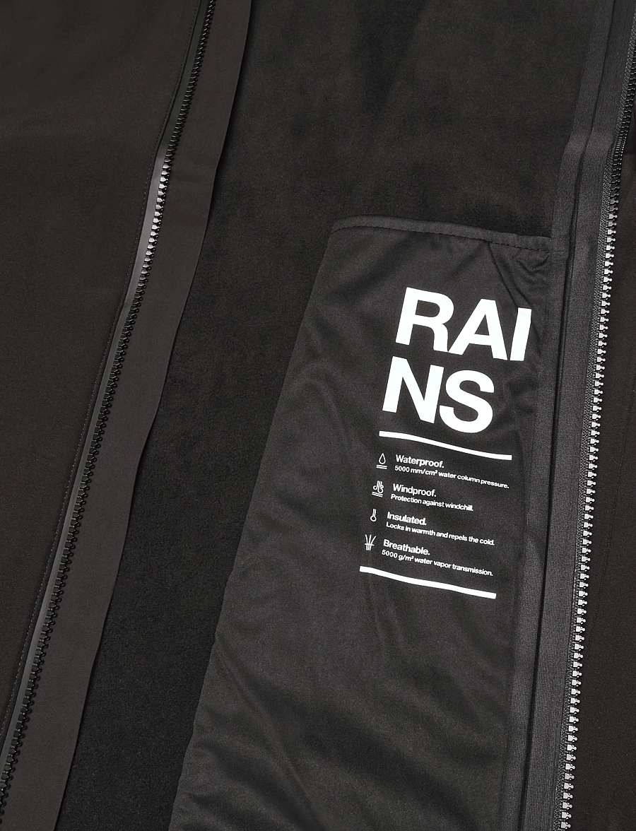 Rains - Suva Softshell Jacket W3T1 - frühlingsjacken - black - 4