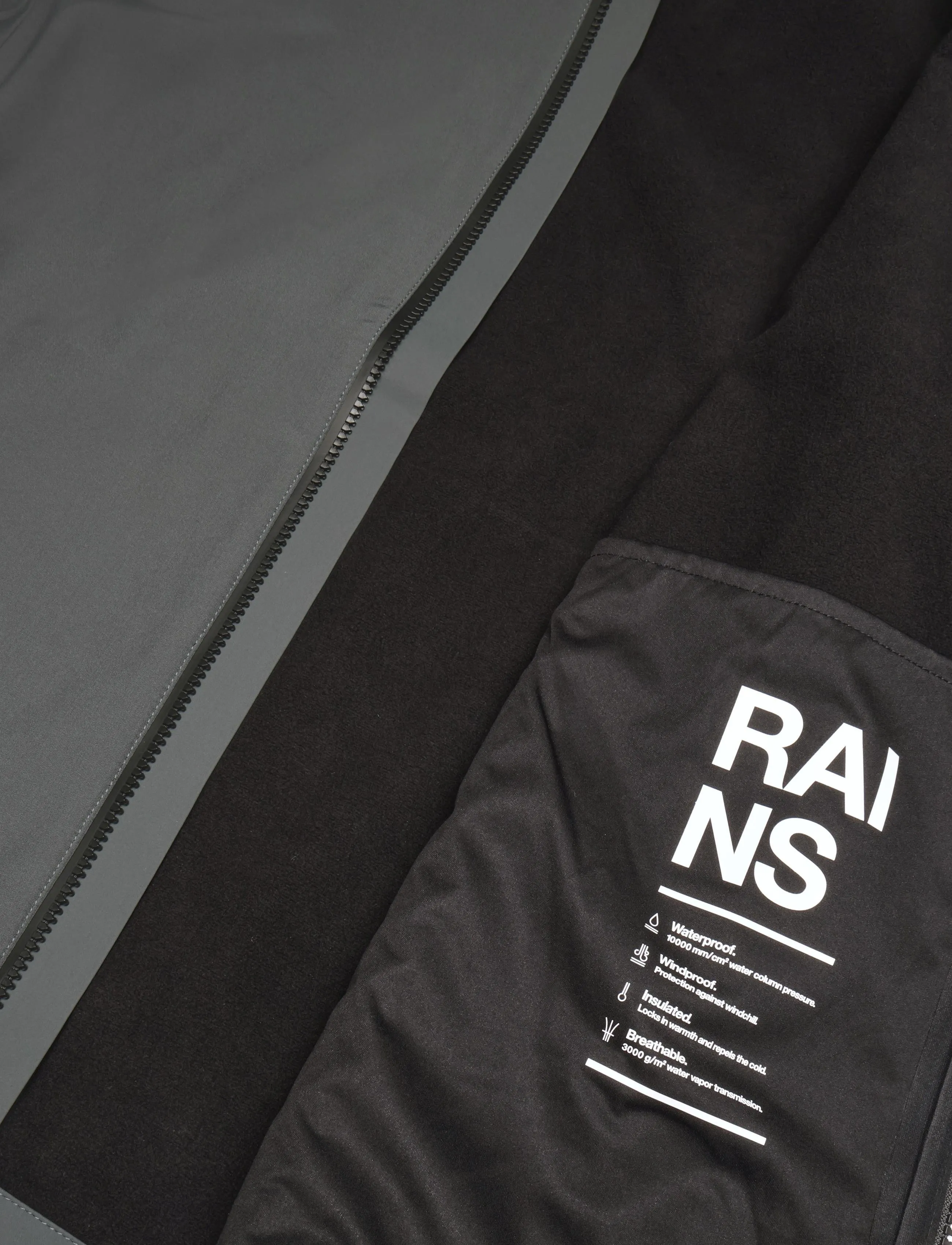 Rains - Suva Softshell Jacket W3T1 - forårsjakker - dark grey - 5