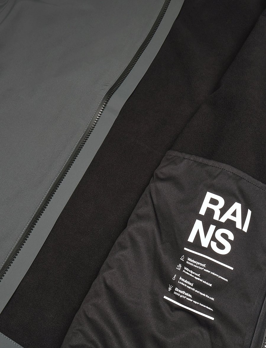 Rains - Suva Softshell Jacket W3T1 - frühlingsjacken - dark grey - 5