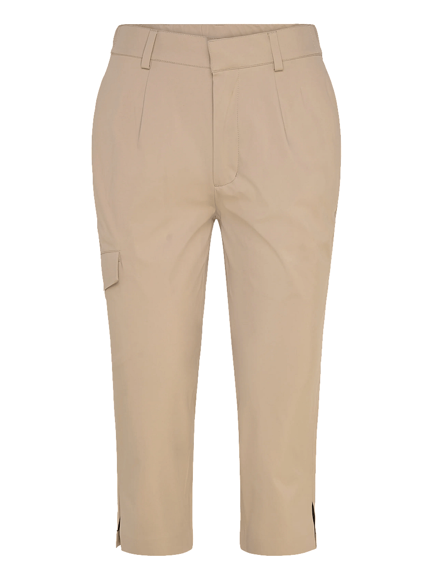 Rains - Suva Hardshell W Capri W3 - friluftsbyxor - beige - 1