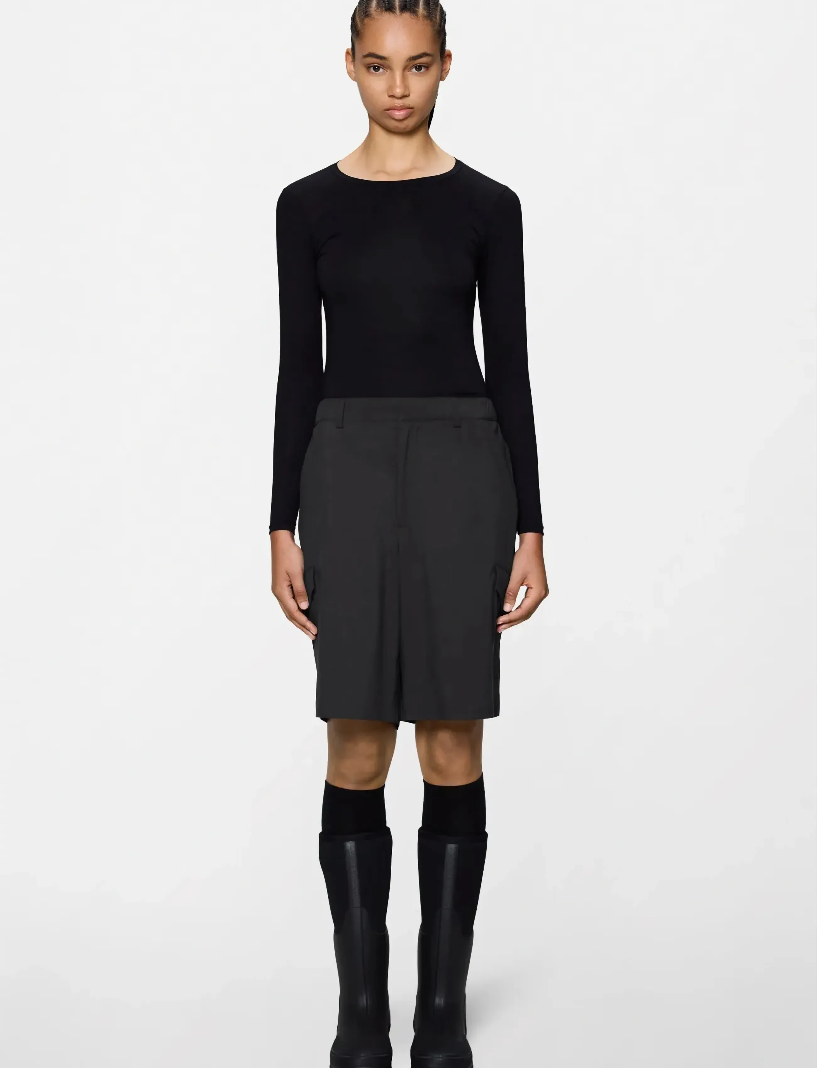 Rains Suva Hardshell Shorts W3 - Skandinavisk - BLACK / black