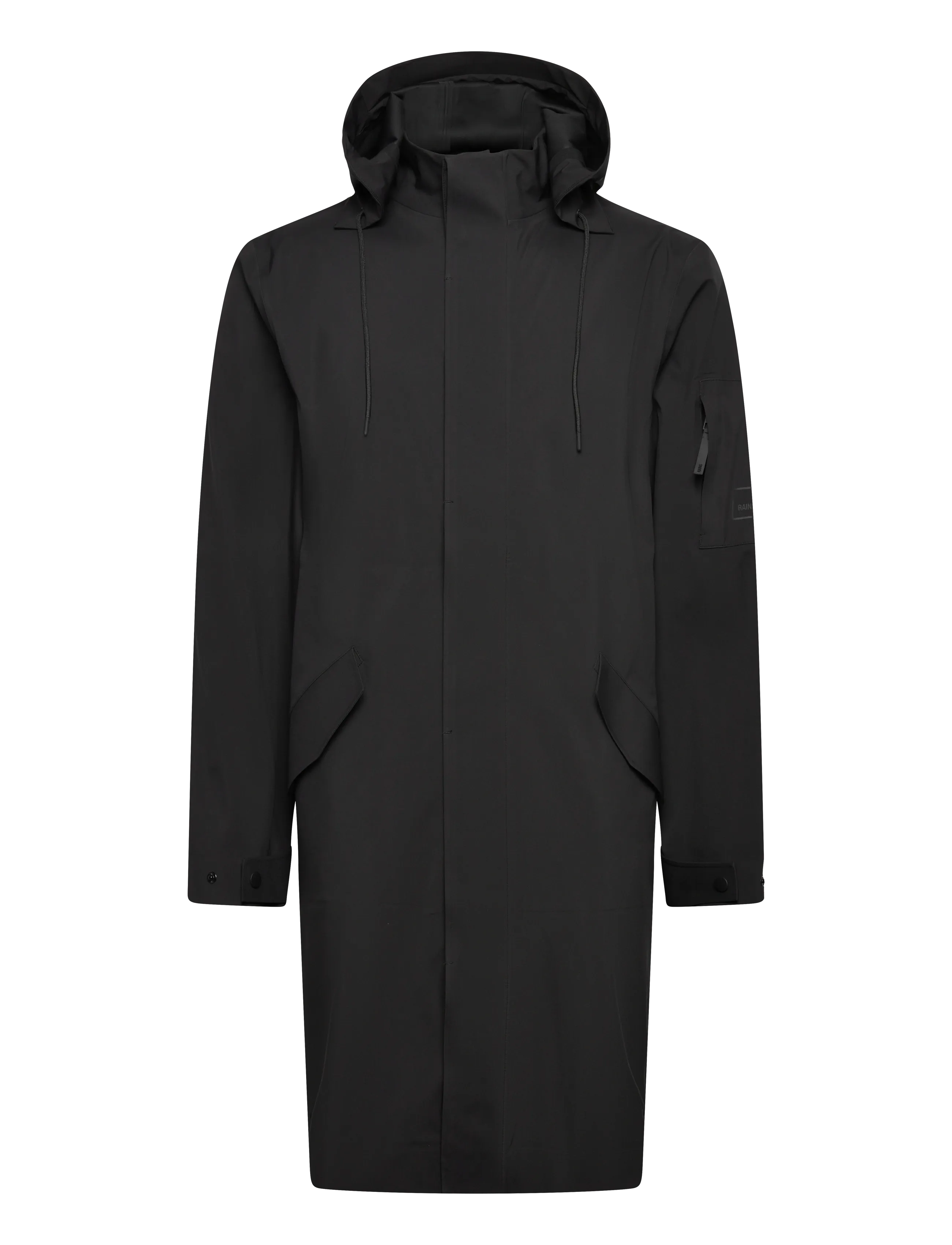 RAINS Suva Hardshell Mantel W3 Schwarz - XL - Damen