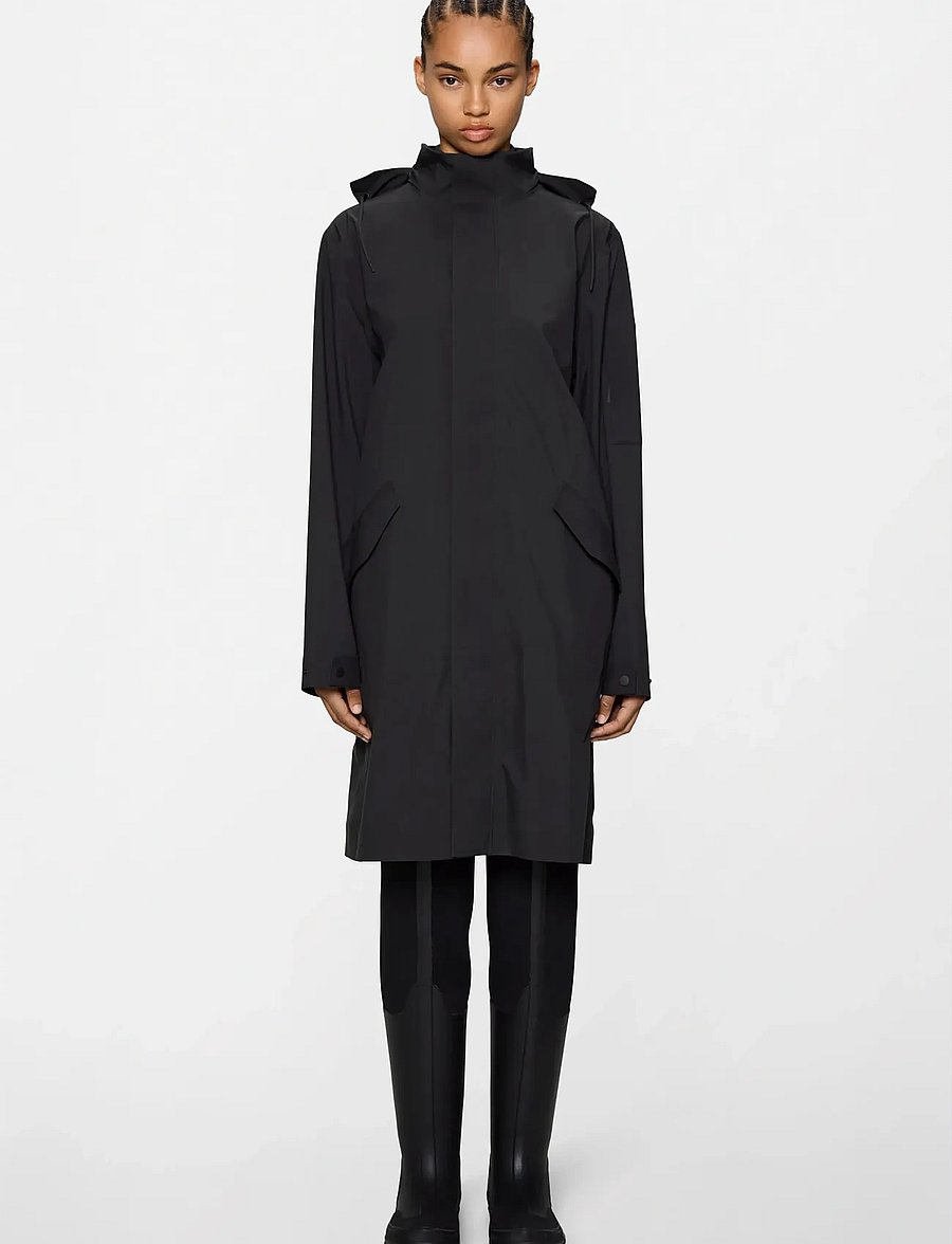 Rains - Suva Hardshell Coat W3 - muotitrendit - black - 0