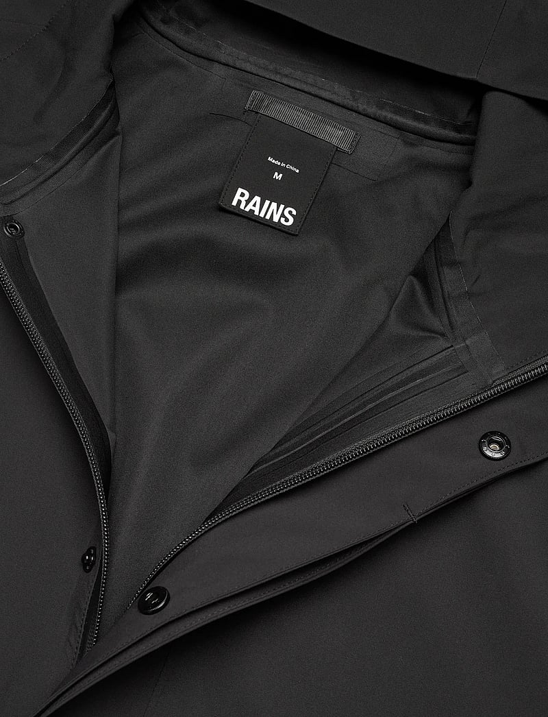 Rains - Suva Hardshell Coat W3 - regenmäntel - black - 4