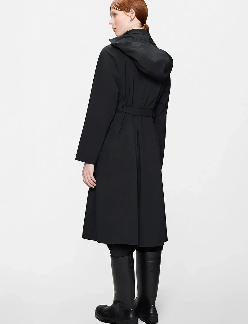 Rains - Suva Hardshell W Coat W3 - vihmamantlid - black - 4