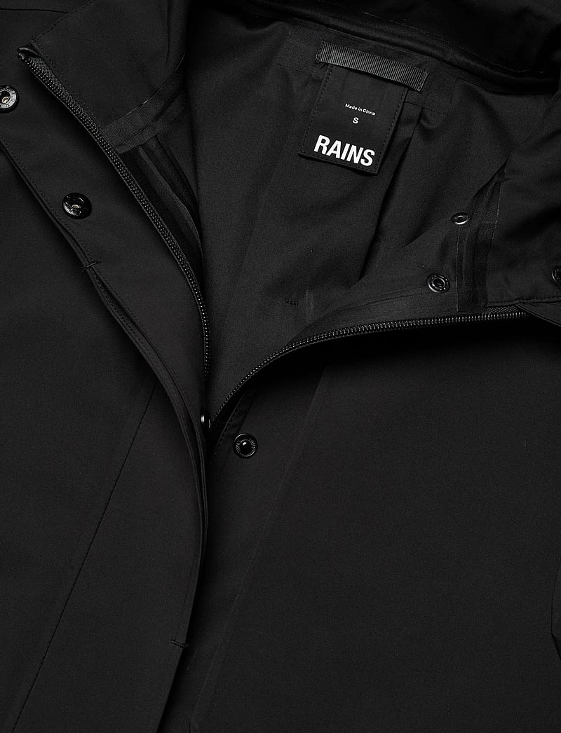 Rains - Suva Hardshell W Coat W3 - vihmamantlid - black - 5
