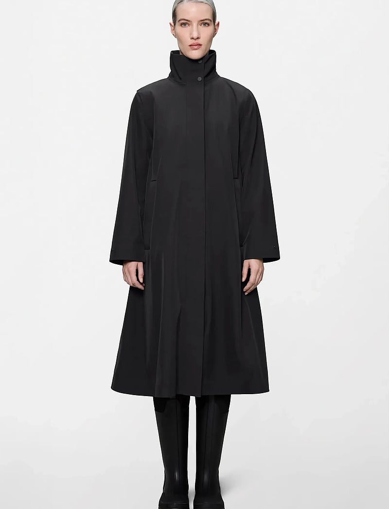 Rains - Suva Softshell A-Line W Jacket W3T2 - regenmäntel - black - 0